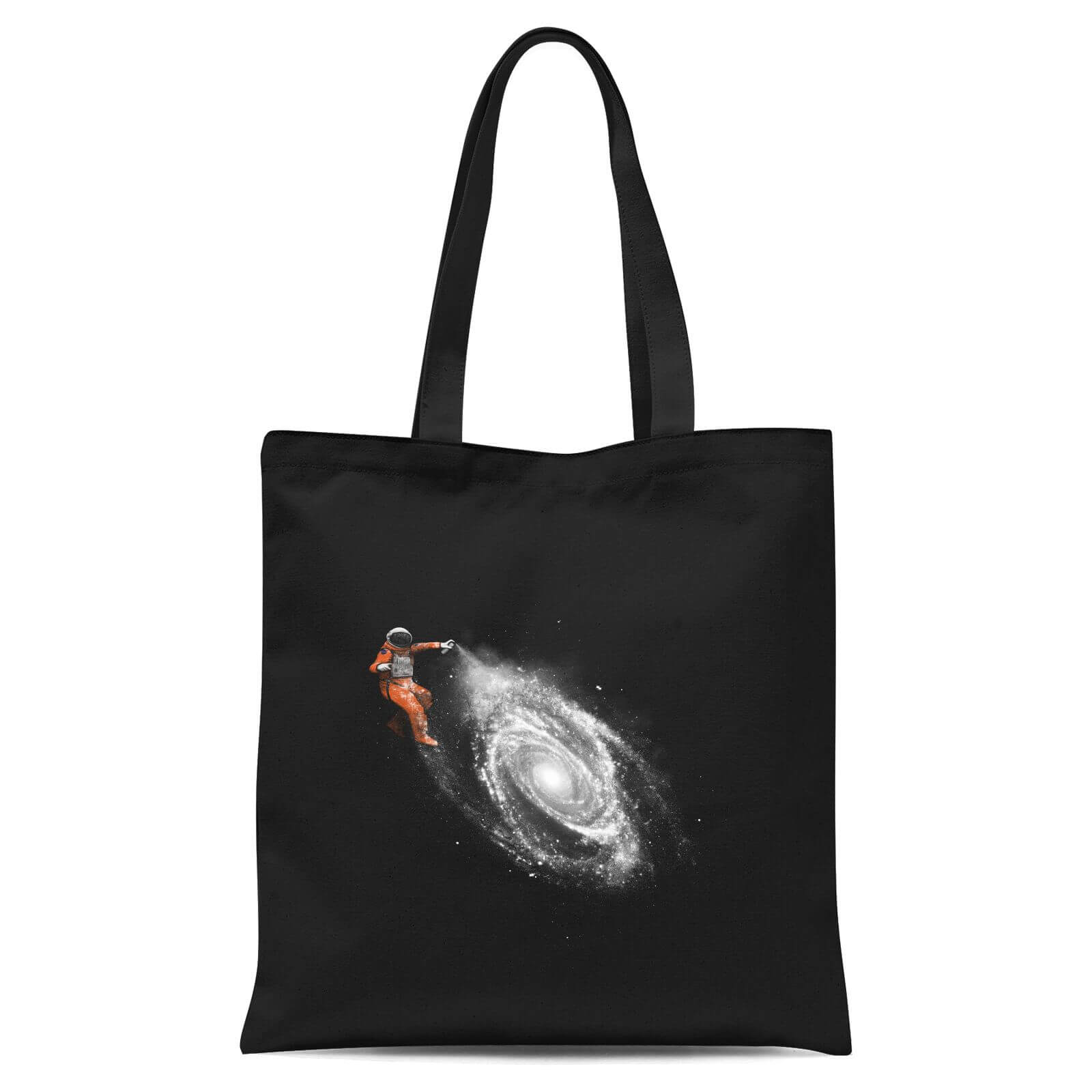 Space Art Tote Bag - Black