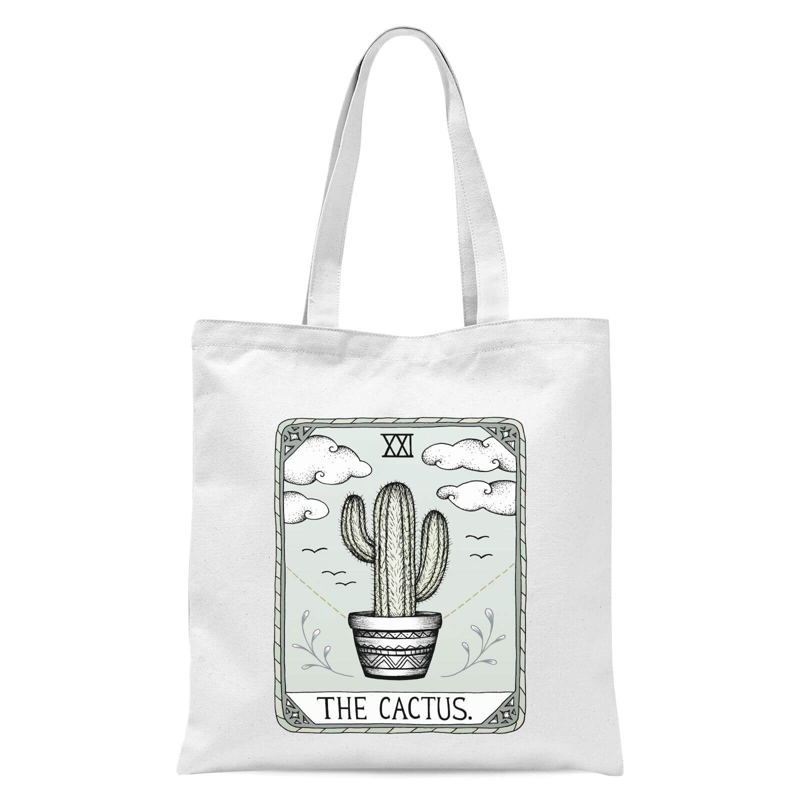 The Cactus Tote Bag - White