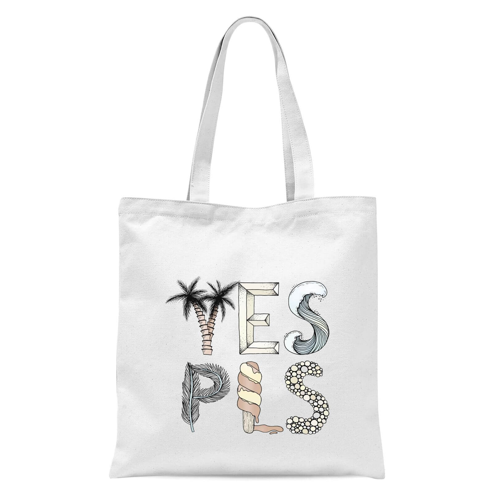 Yes Please Tote Bag - White