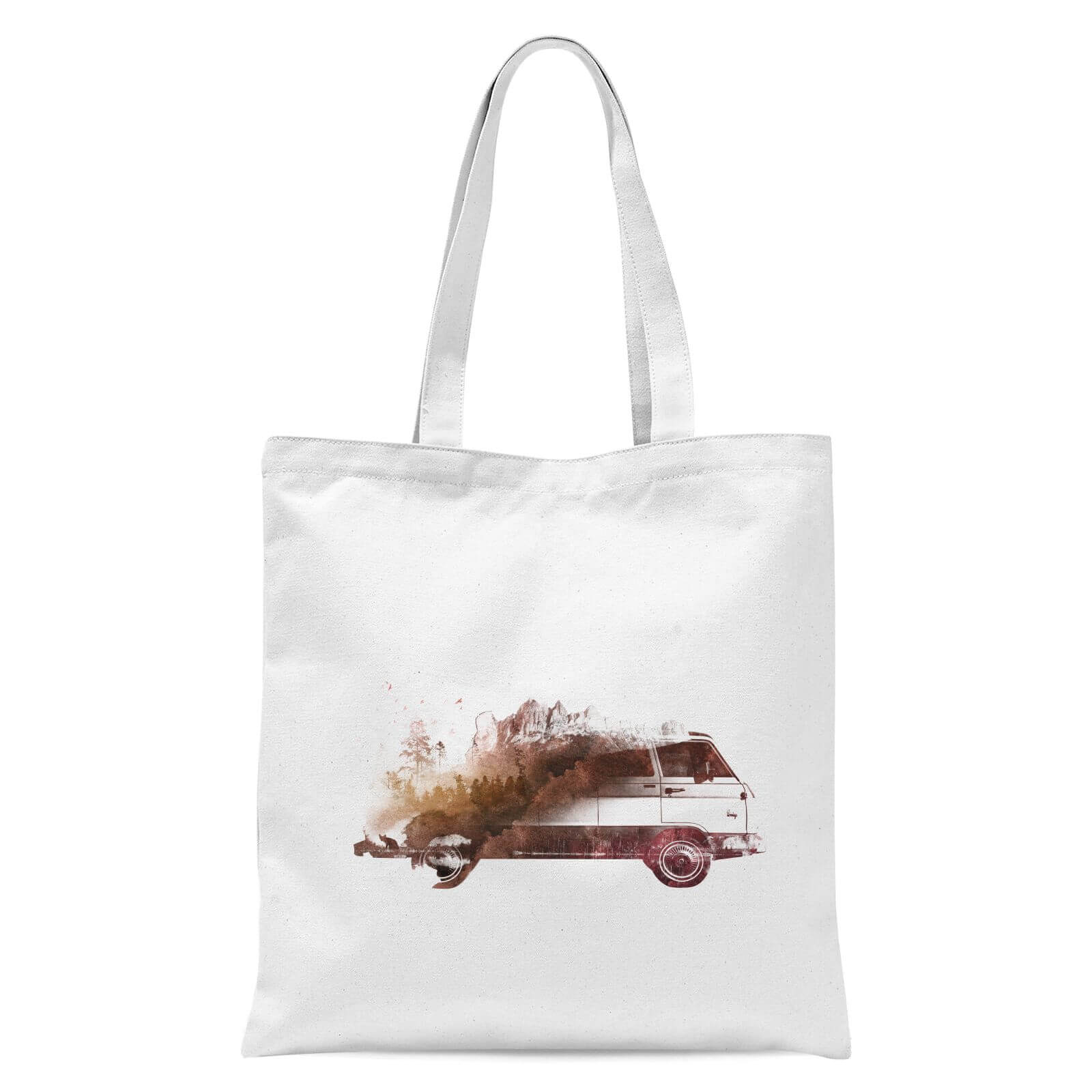 Drive Me Home Tote Bag - White