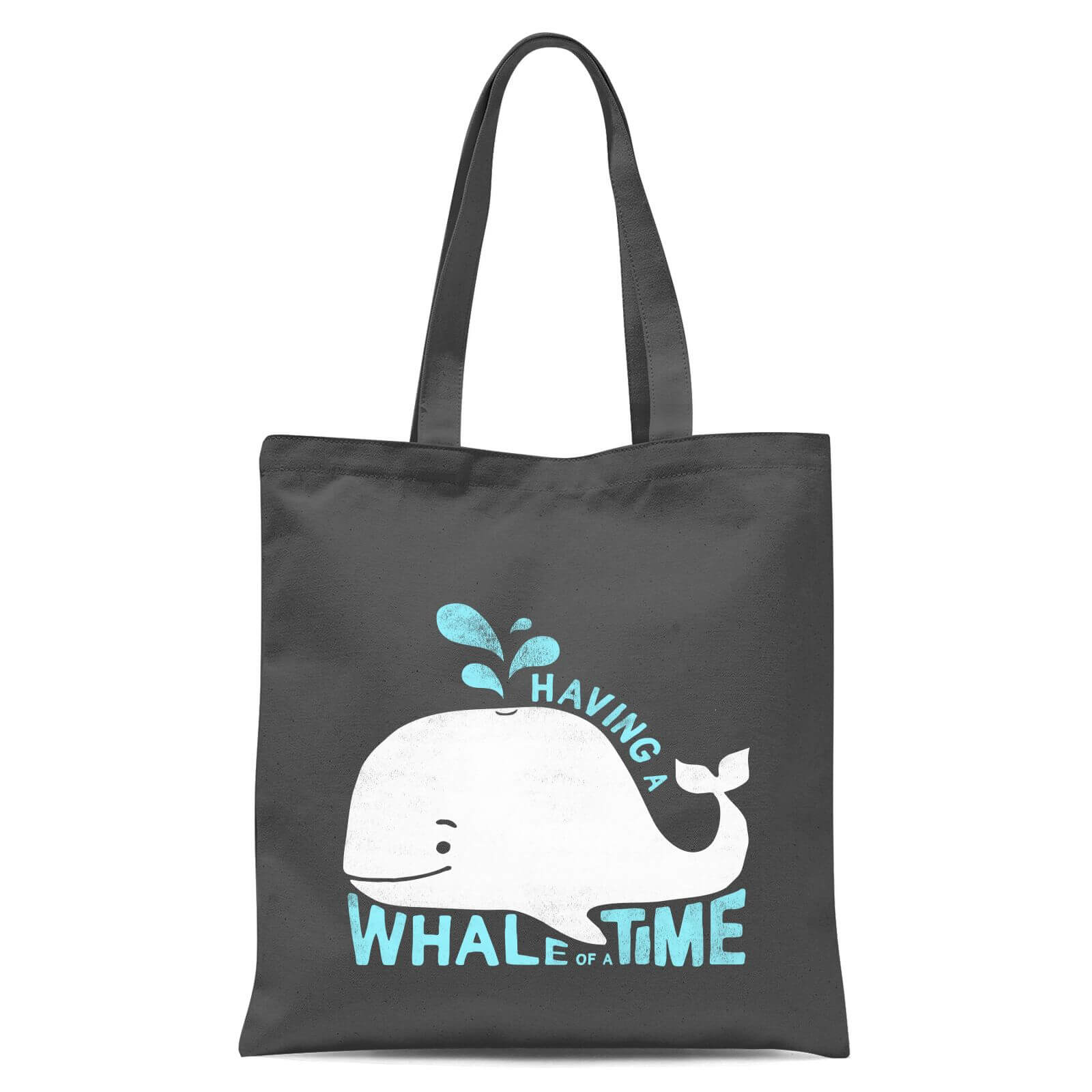 Having A Whale Of A Time Tote Bag - Grey