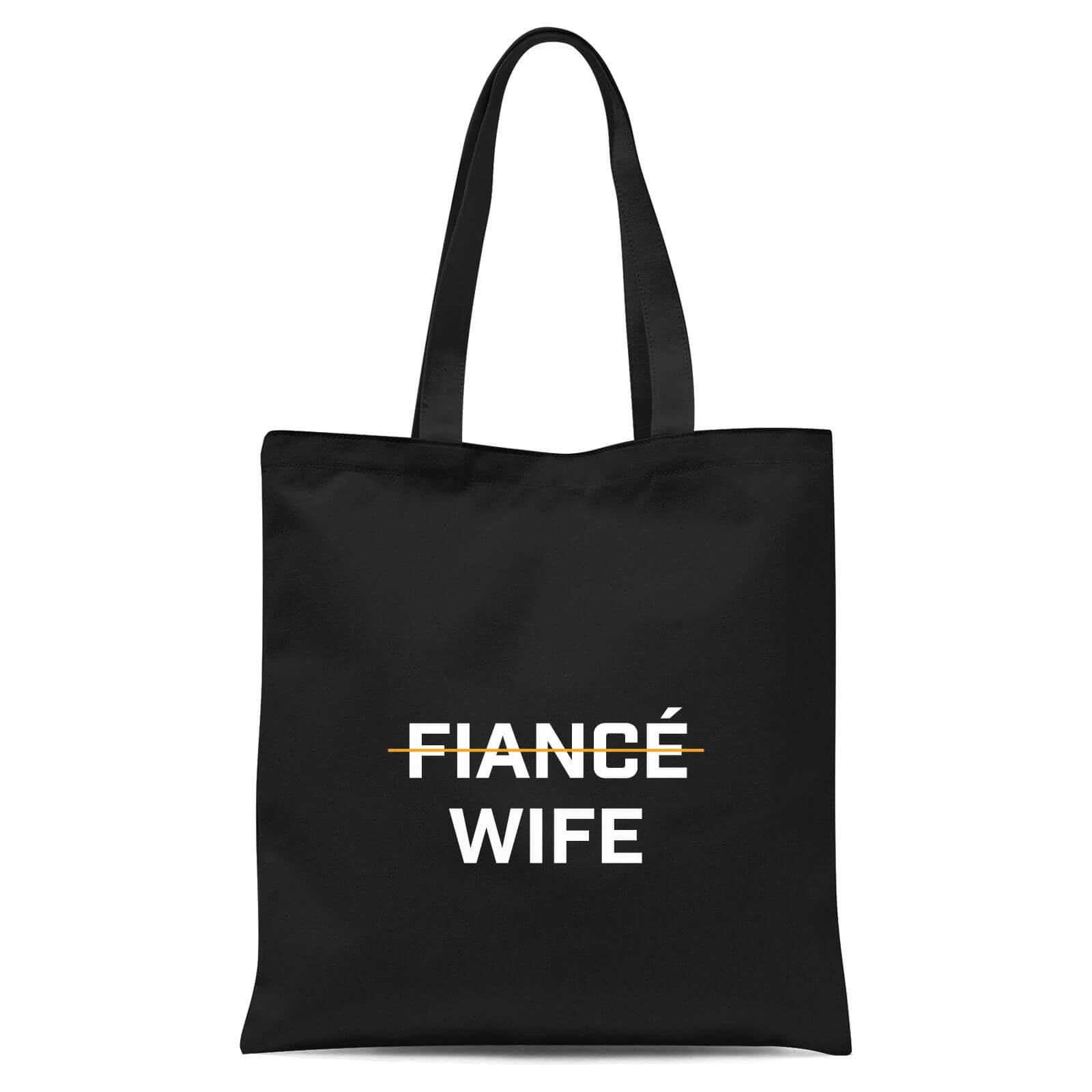 Fiance Wife Tote Bag - Black