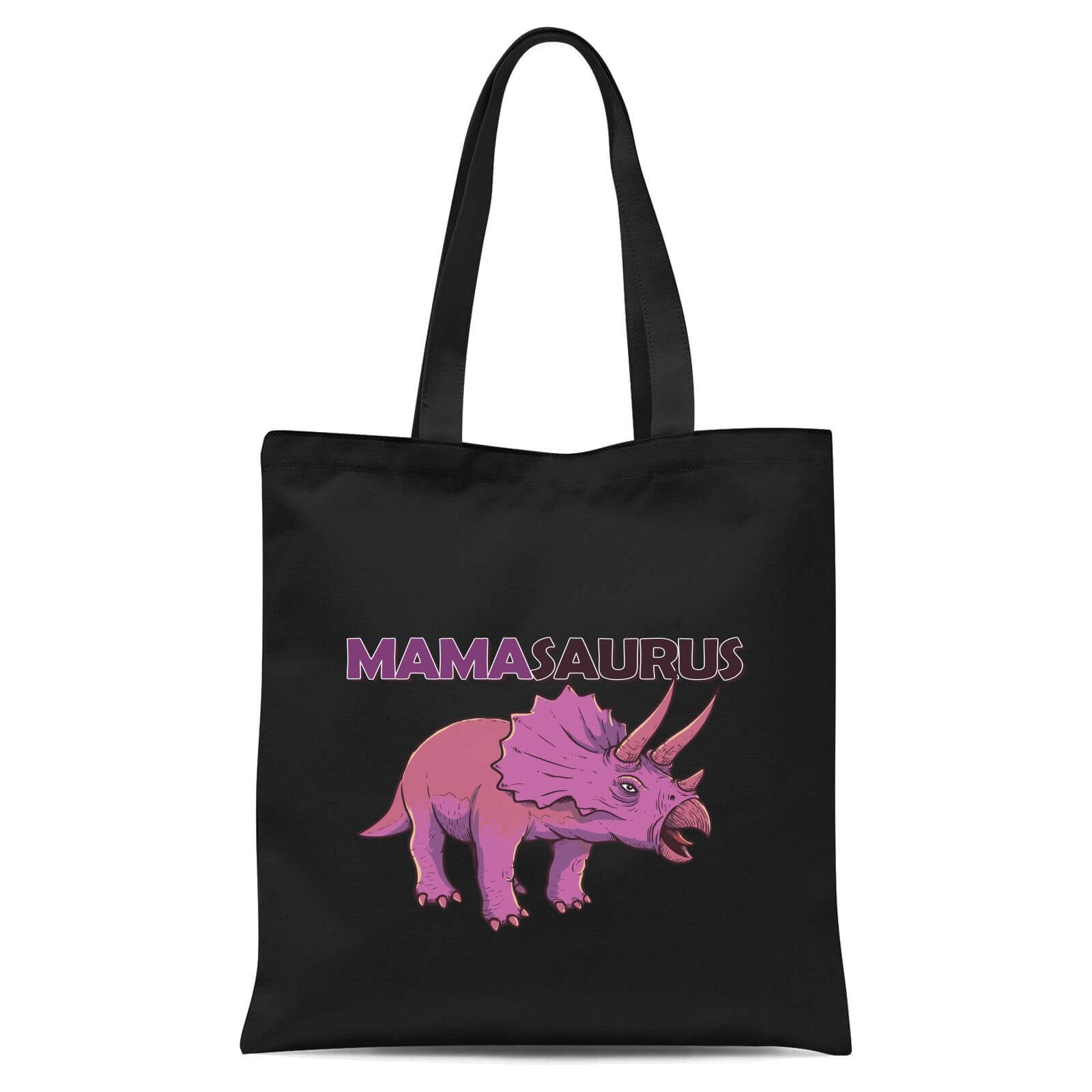 Mama Saurus Tote Bag - Black