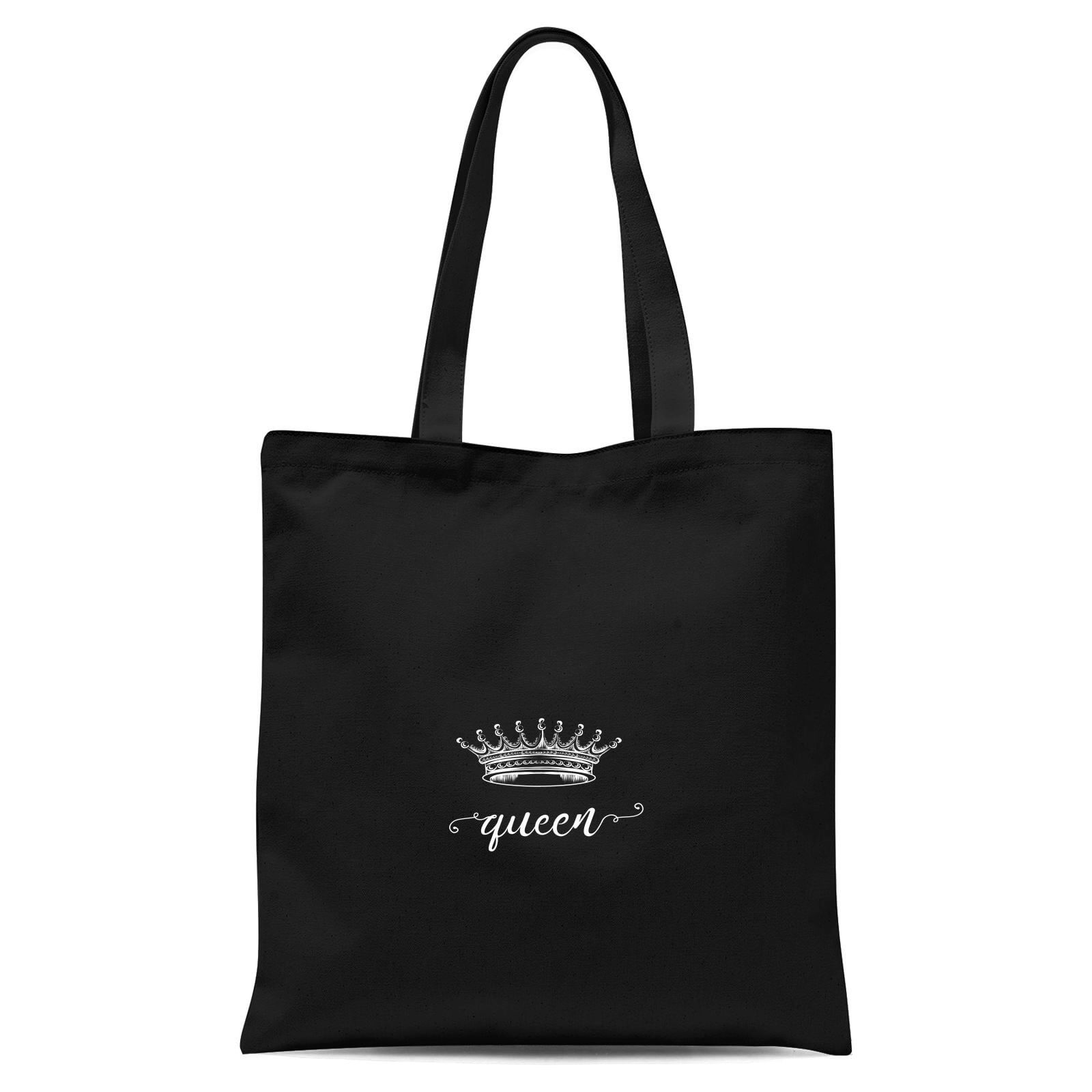 Queens Crown Tote Bag - Black