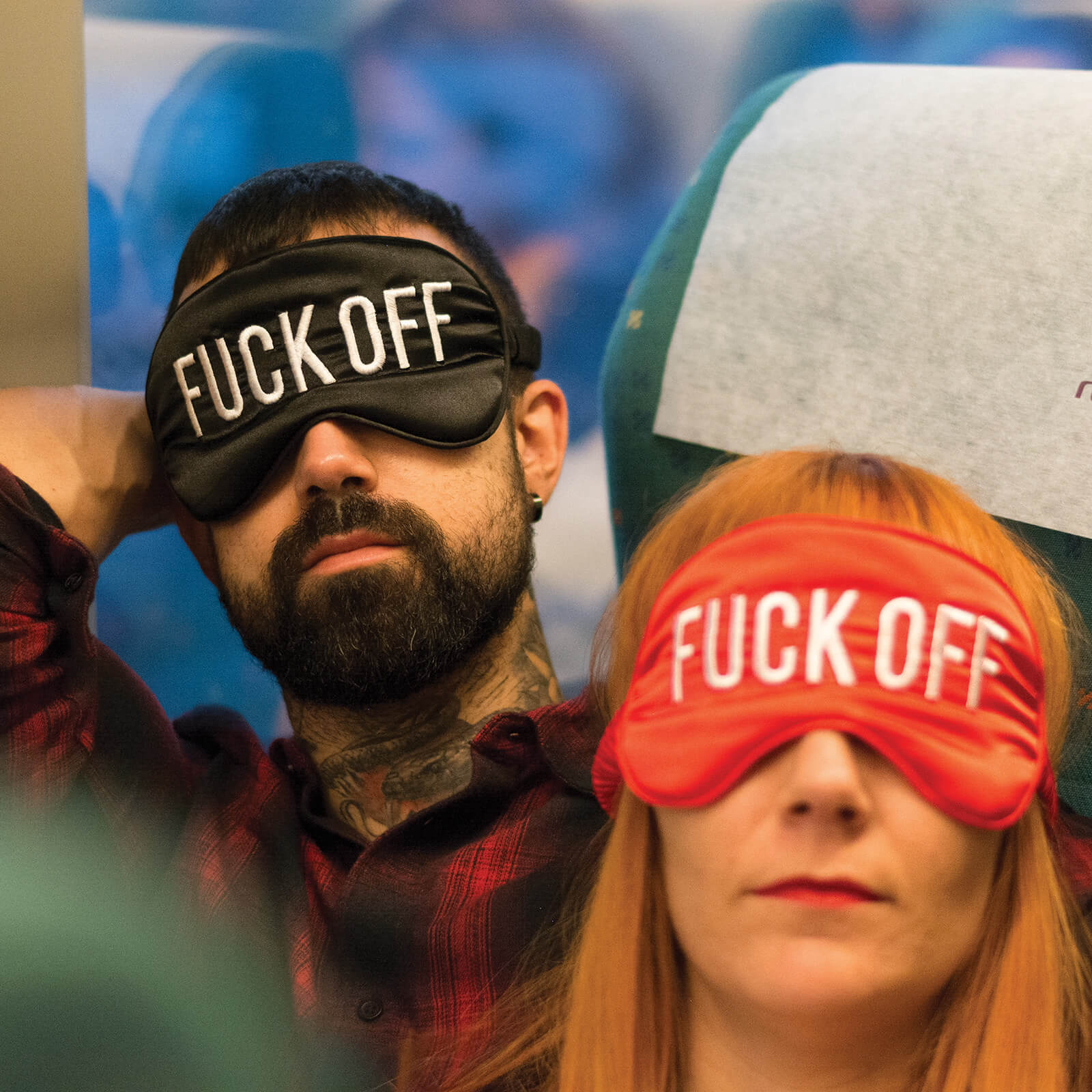 F*ck Eye Mask - Red