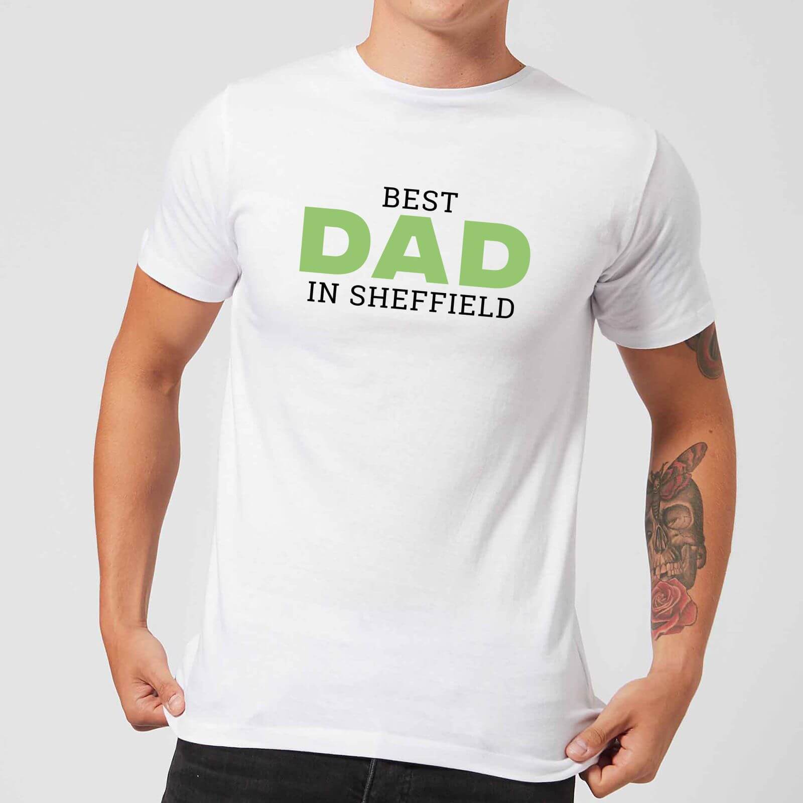 Best Dad In Sheffield Men's T-Shirt - White - XXL