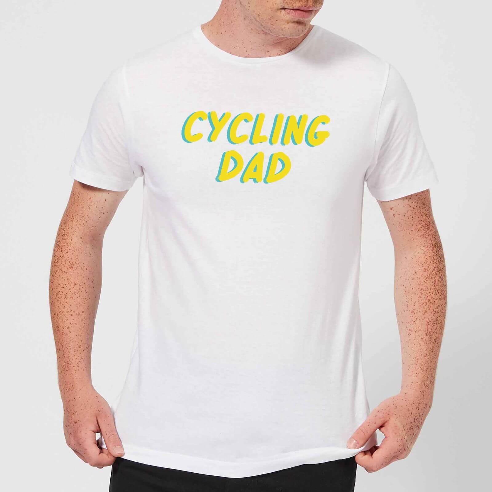Cycling Dad Men's T-Shirt - White - L - White