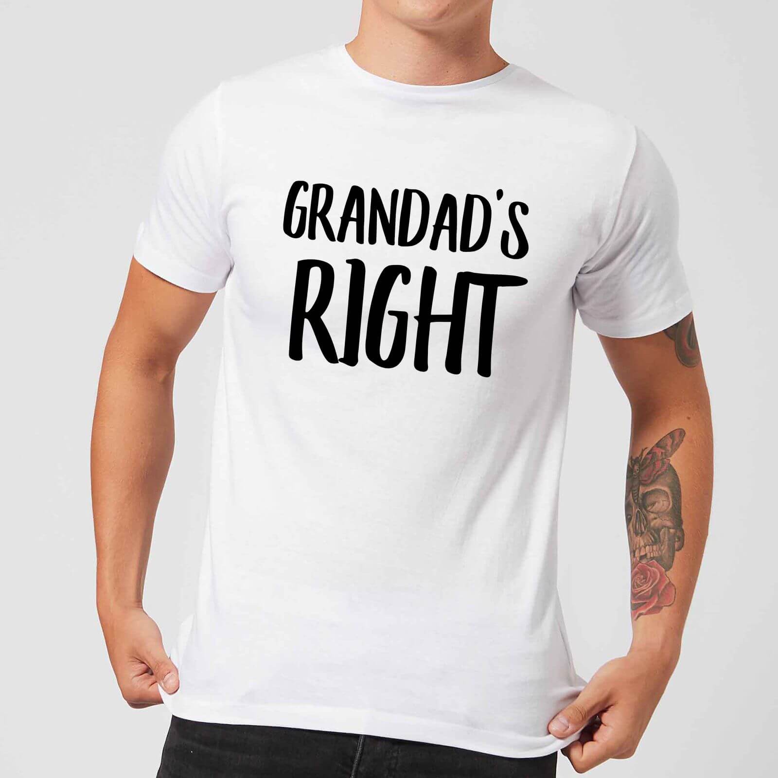 Grandad's Right Men's T-Shirt - White - XL - White
