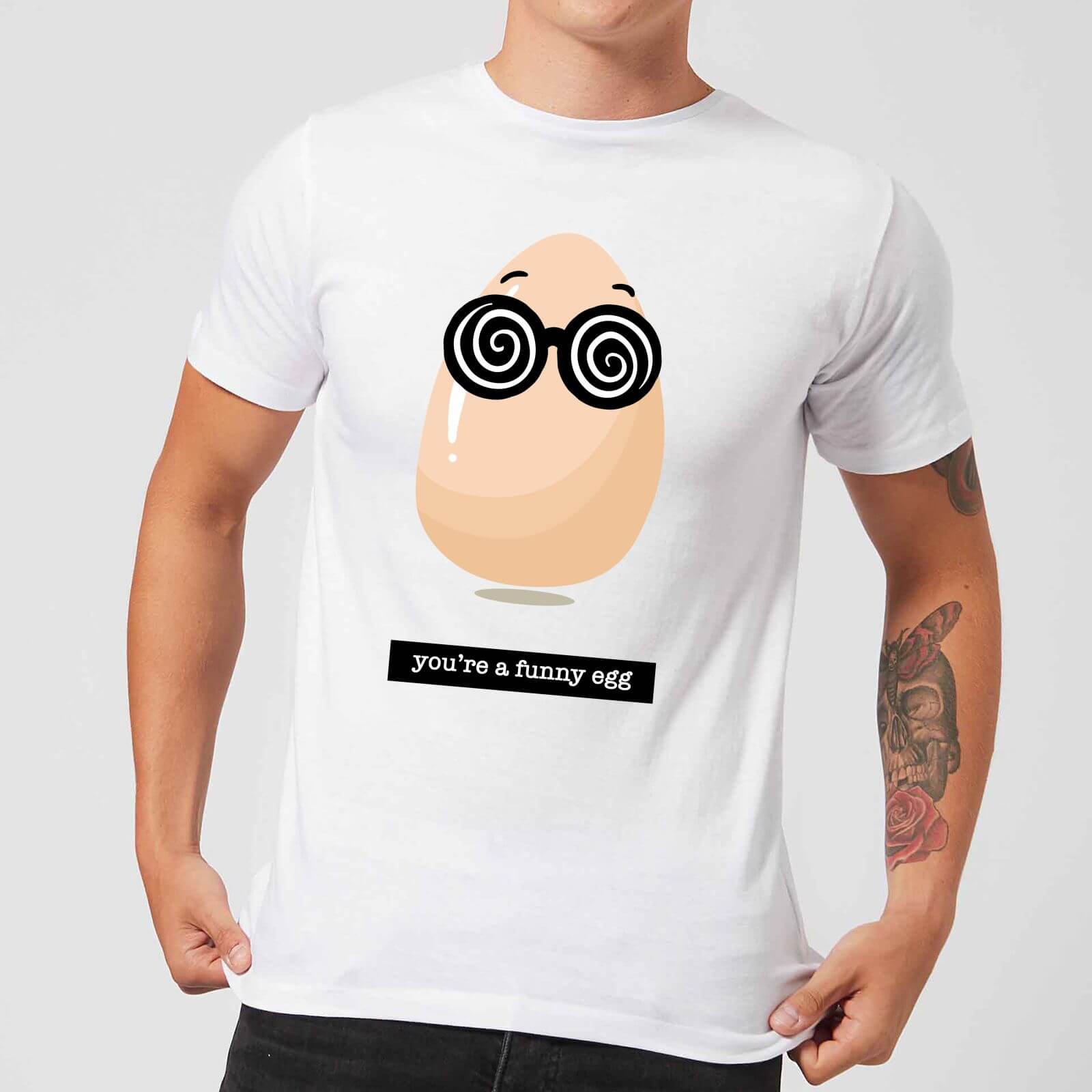 You're A Funny Egg Men's T-Shirt - White - XL - White