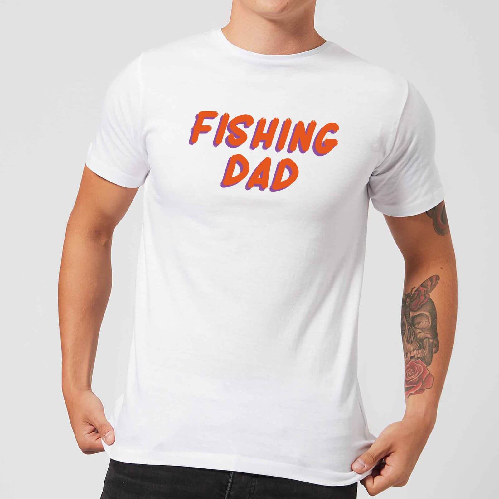Fishing Dad Men's T-Shirt - White - XXL - White