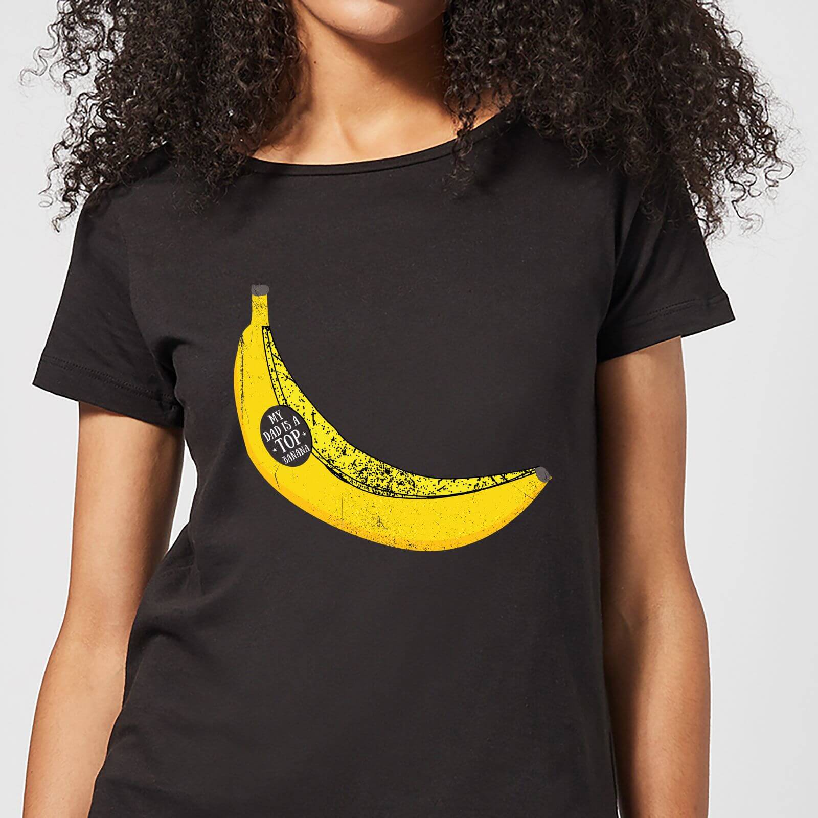 My Dad Is A Top Banana Women's T-Shirt - Black - M - Black