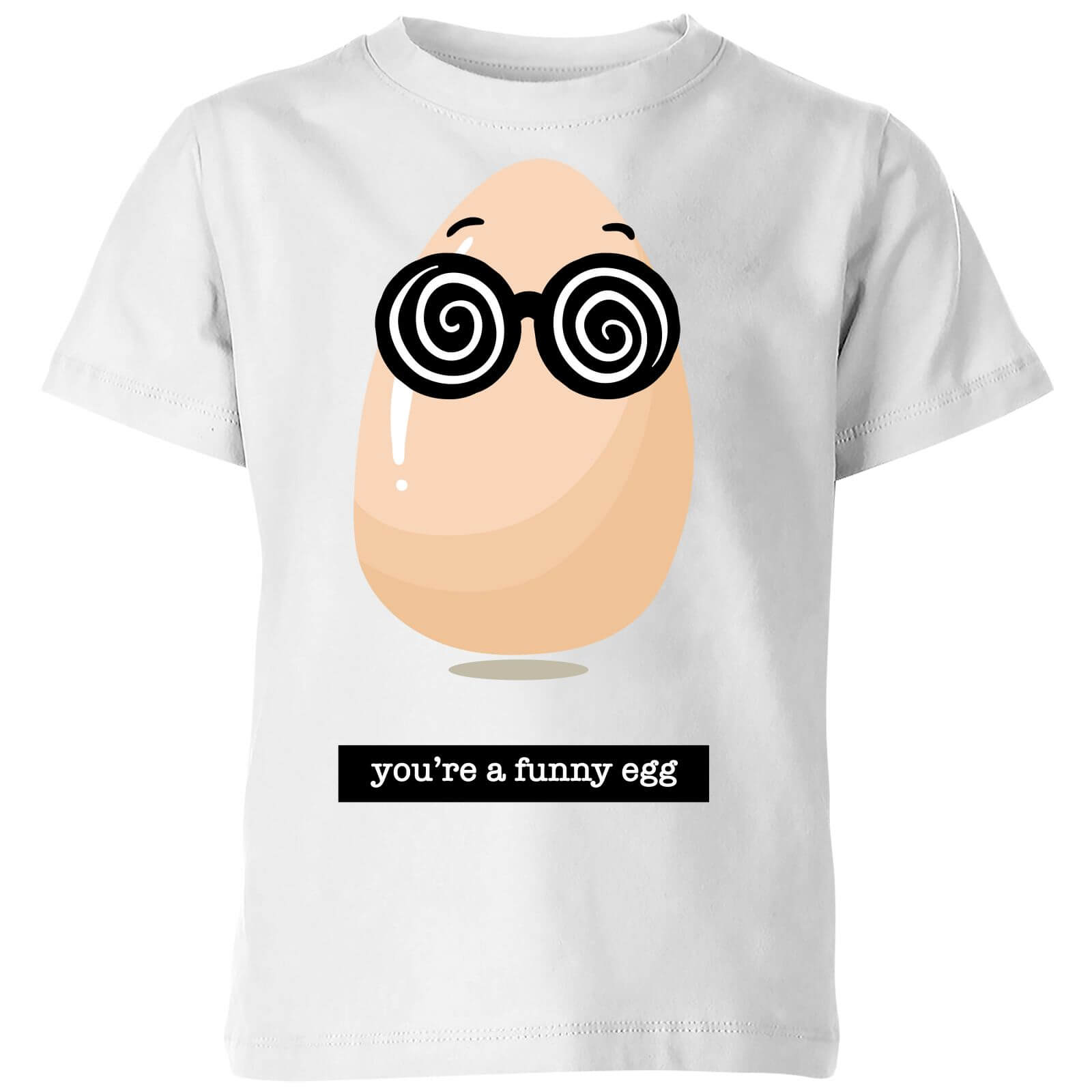 You're A Funny Egg Kids' T-Shirt - White - 5-6 Years - White