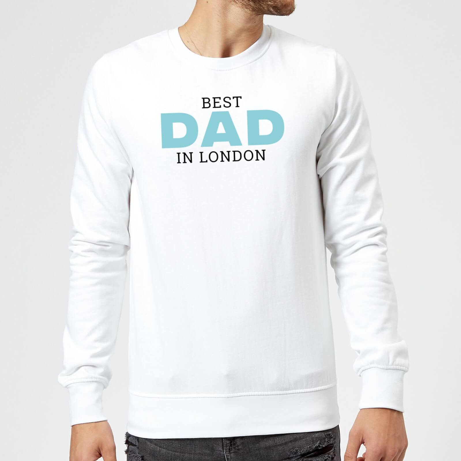 Best Dad In London Sweatshirt - White - L - White