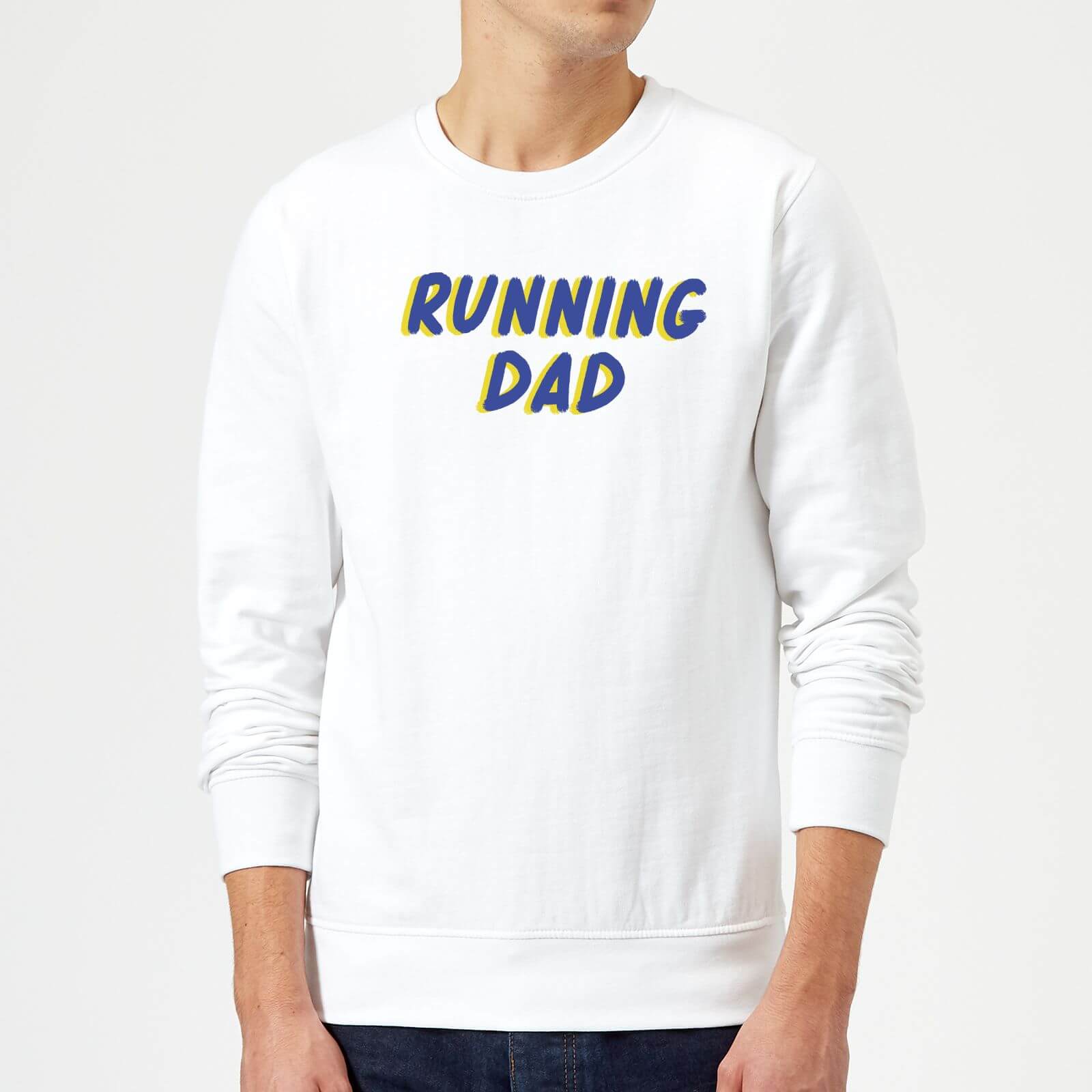 Running Dad Sweatshirt - White - M