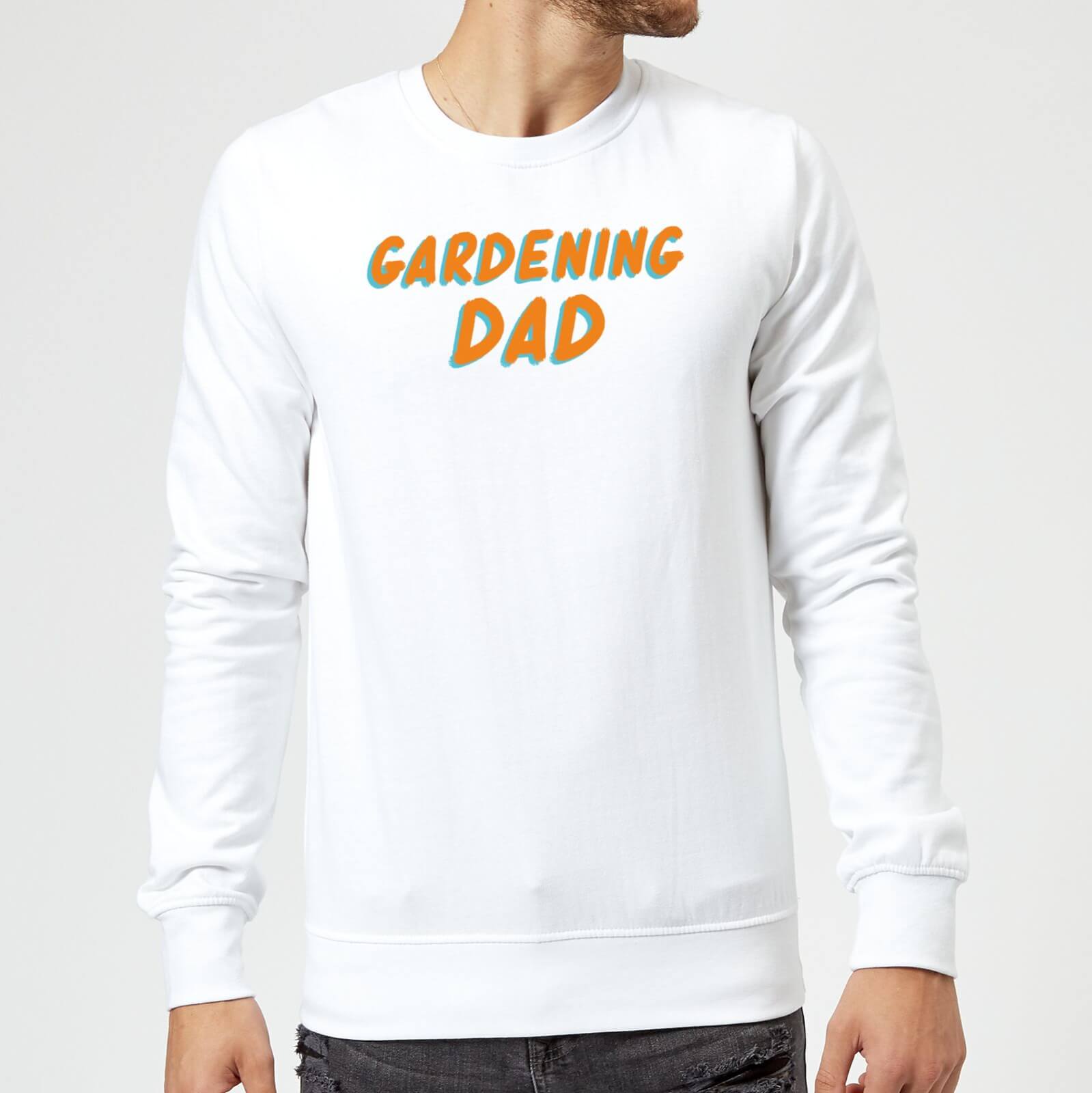 Gardening Dad Sweatshirt - White - L - White