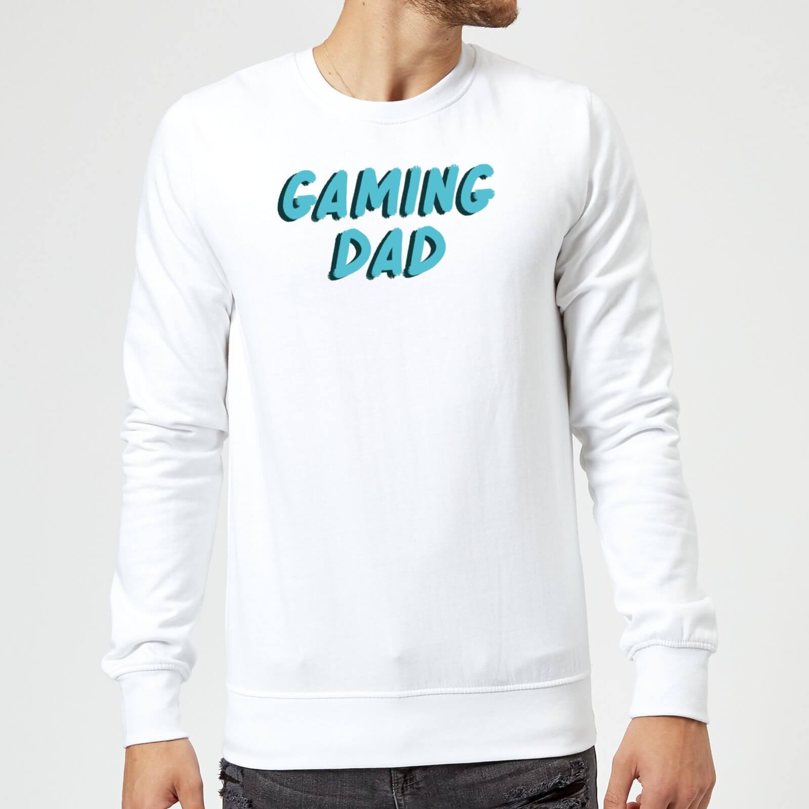 Gaming Dad Sweatshirt - White - L - White