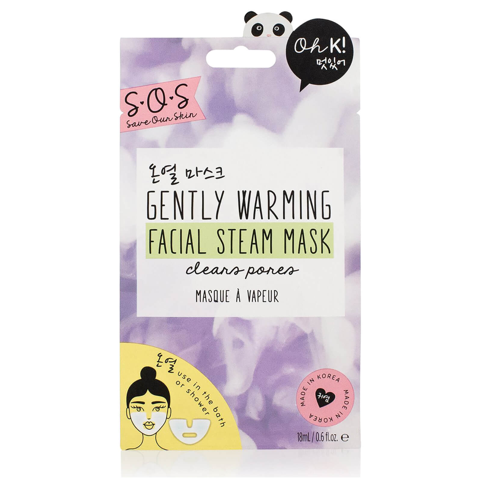 

Oh K! SOS Gently Warming Facial Steam Mask 18ml