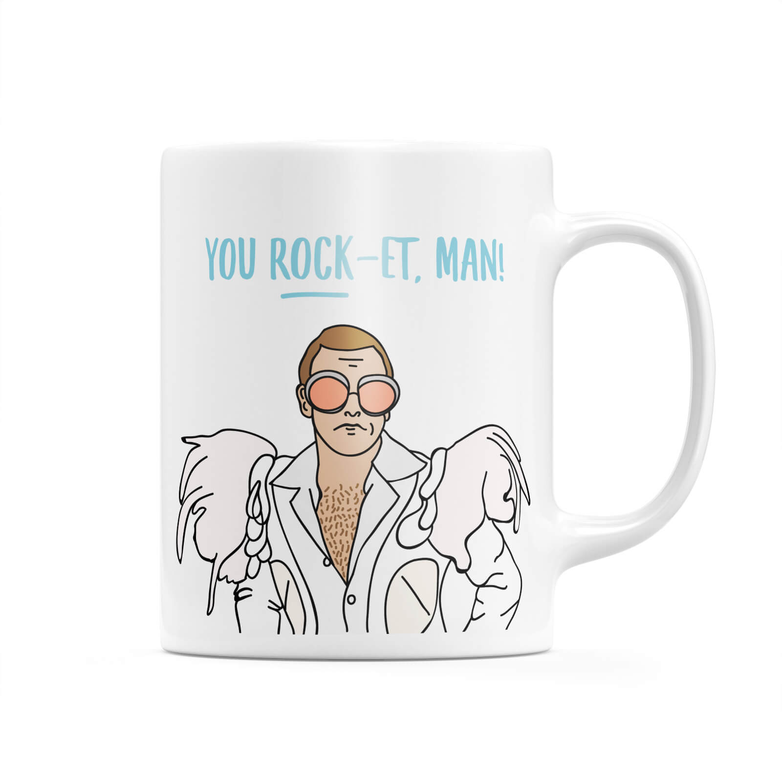 You Rock-et, Man! Mug