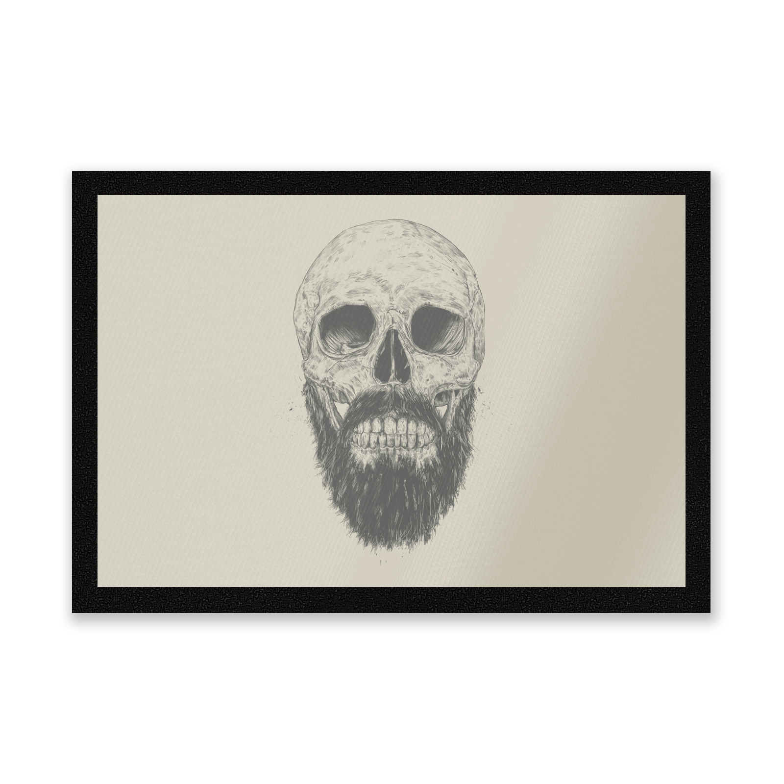 Bearded Skull Entrance Mat