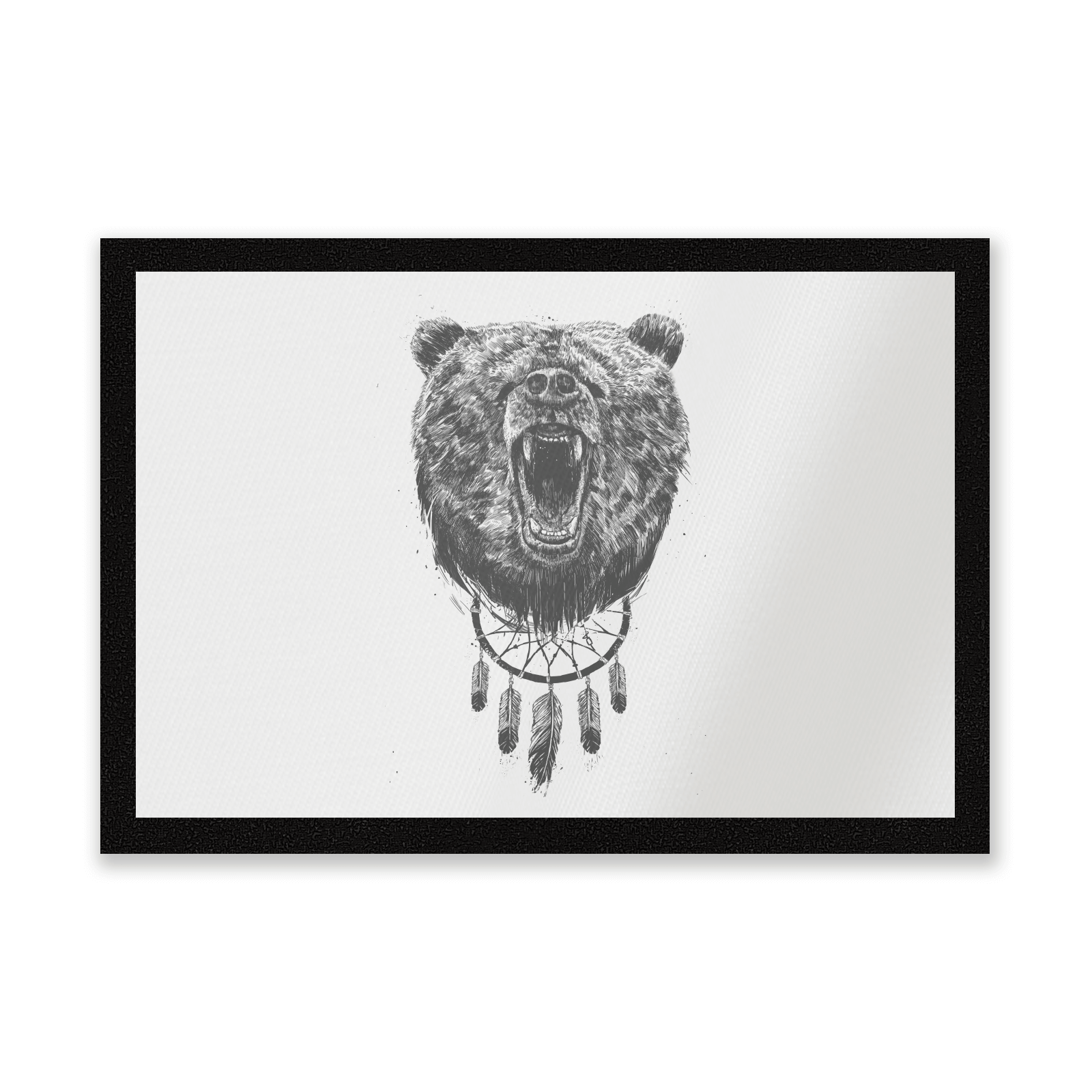 Dreamcatcher Bear Entrance Mat