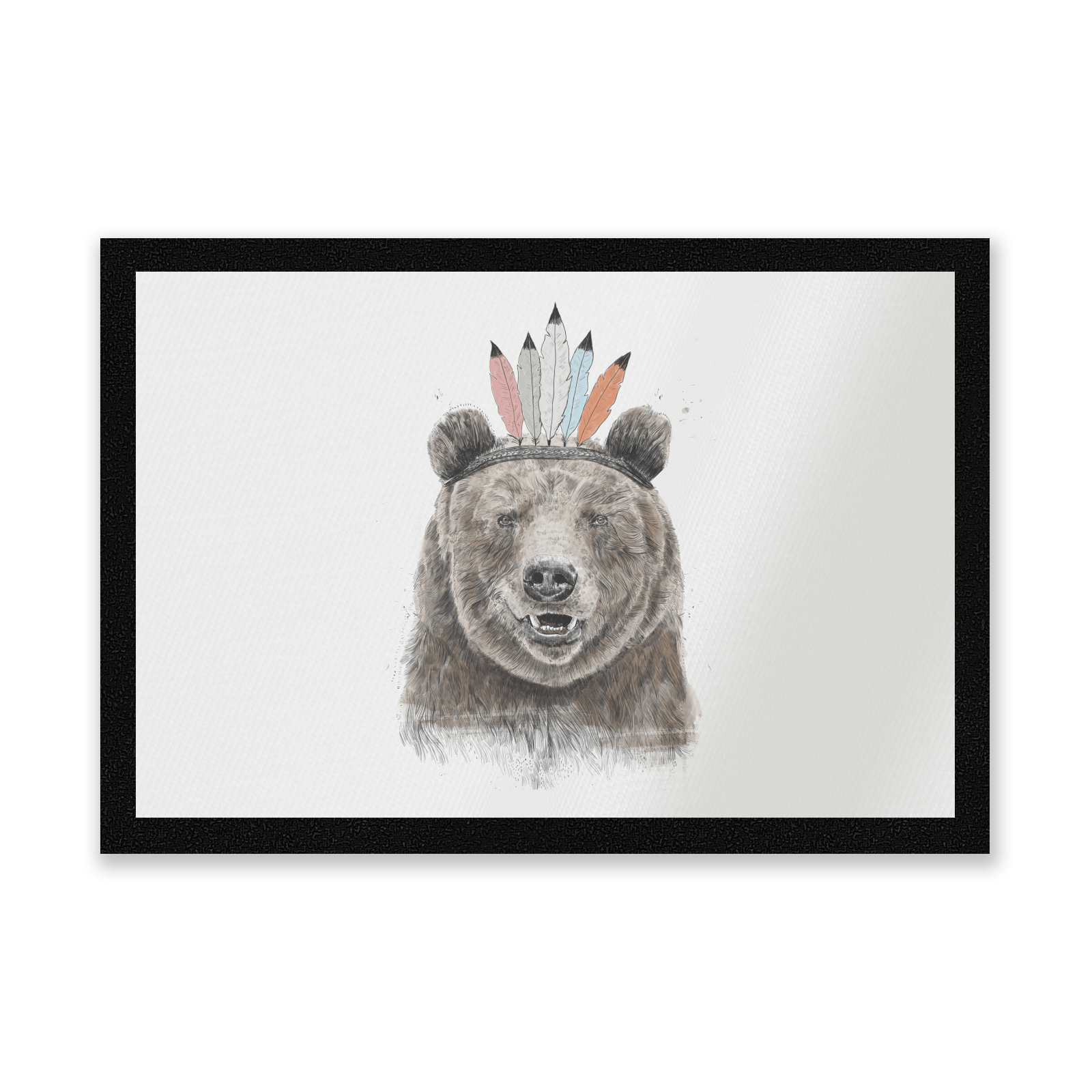 Native Bear Entrance Mat