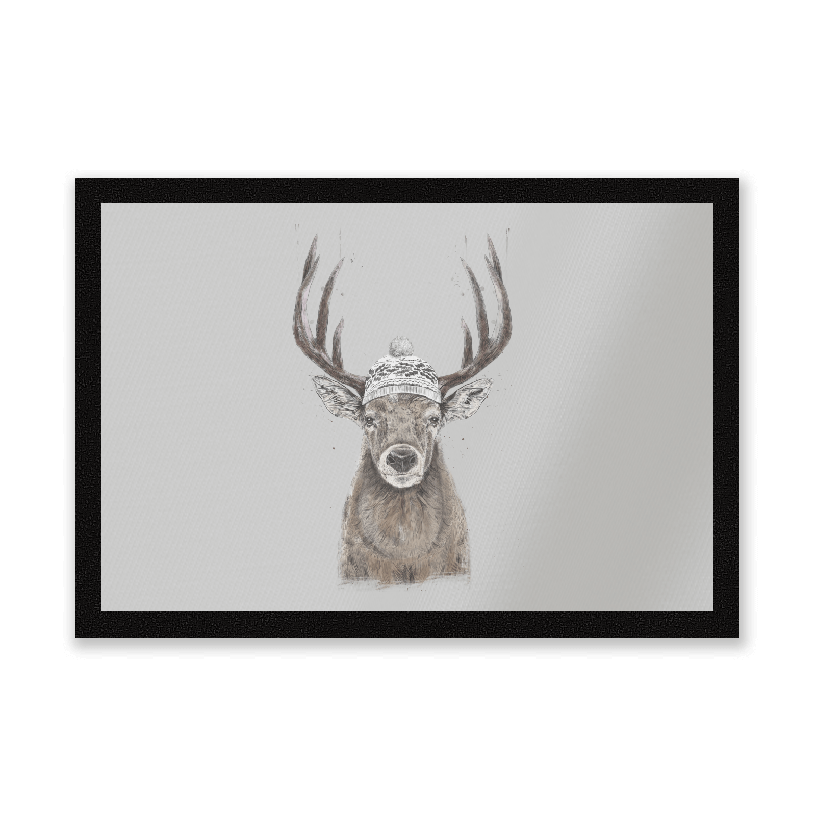 Winter Deer Entrance Mat