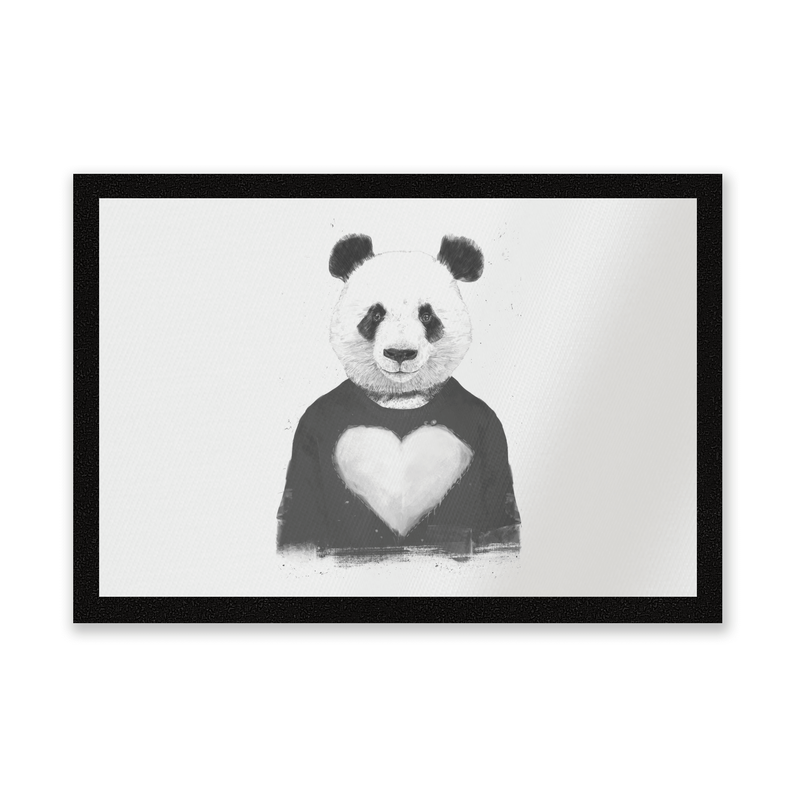 Panda Love Entrance Mat