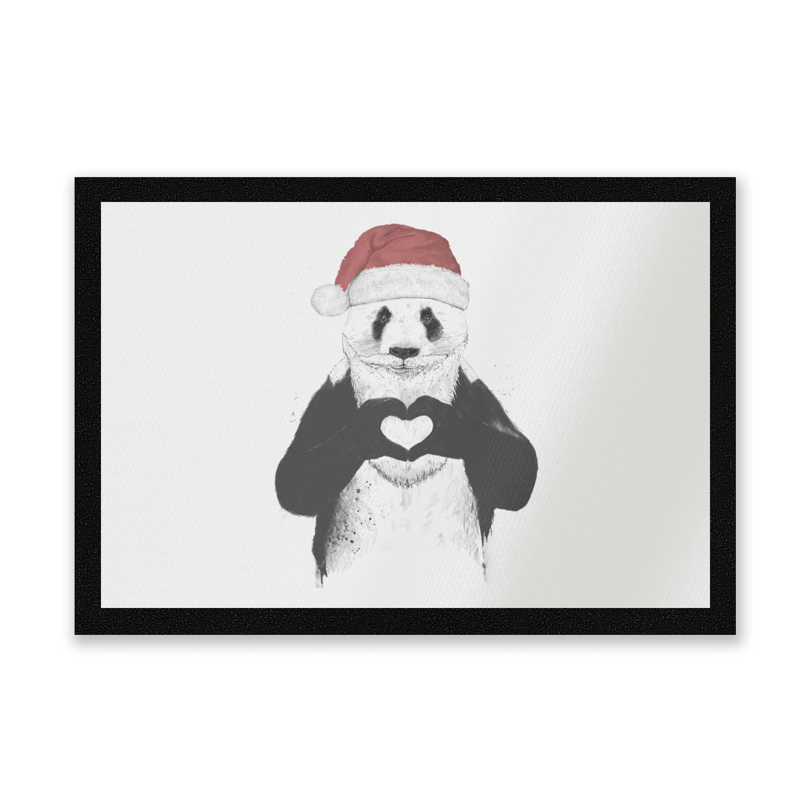 Santa Bear Entrance Mat