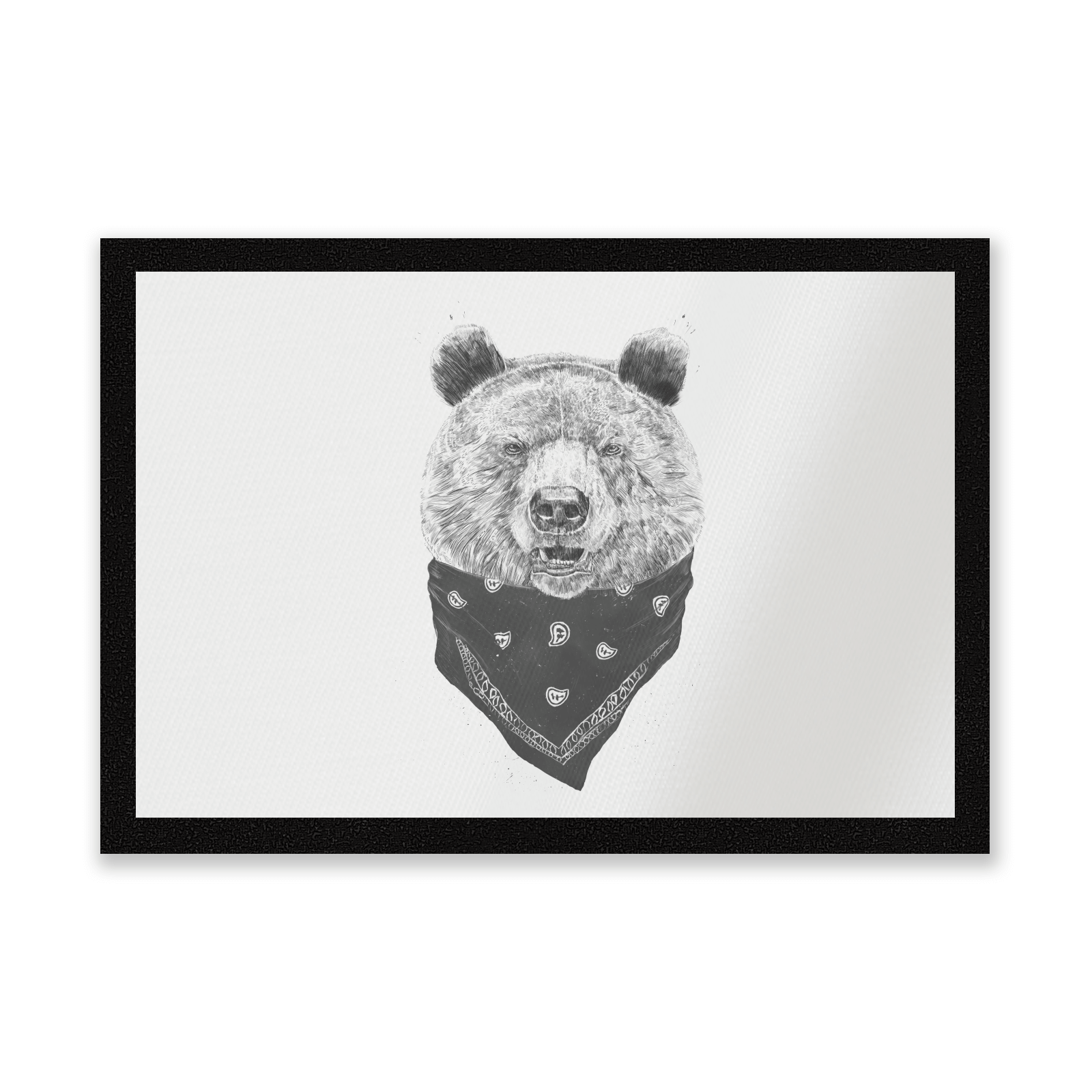 Bandana Panda Entrance Mat