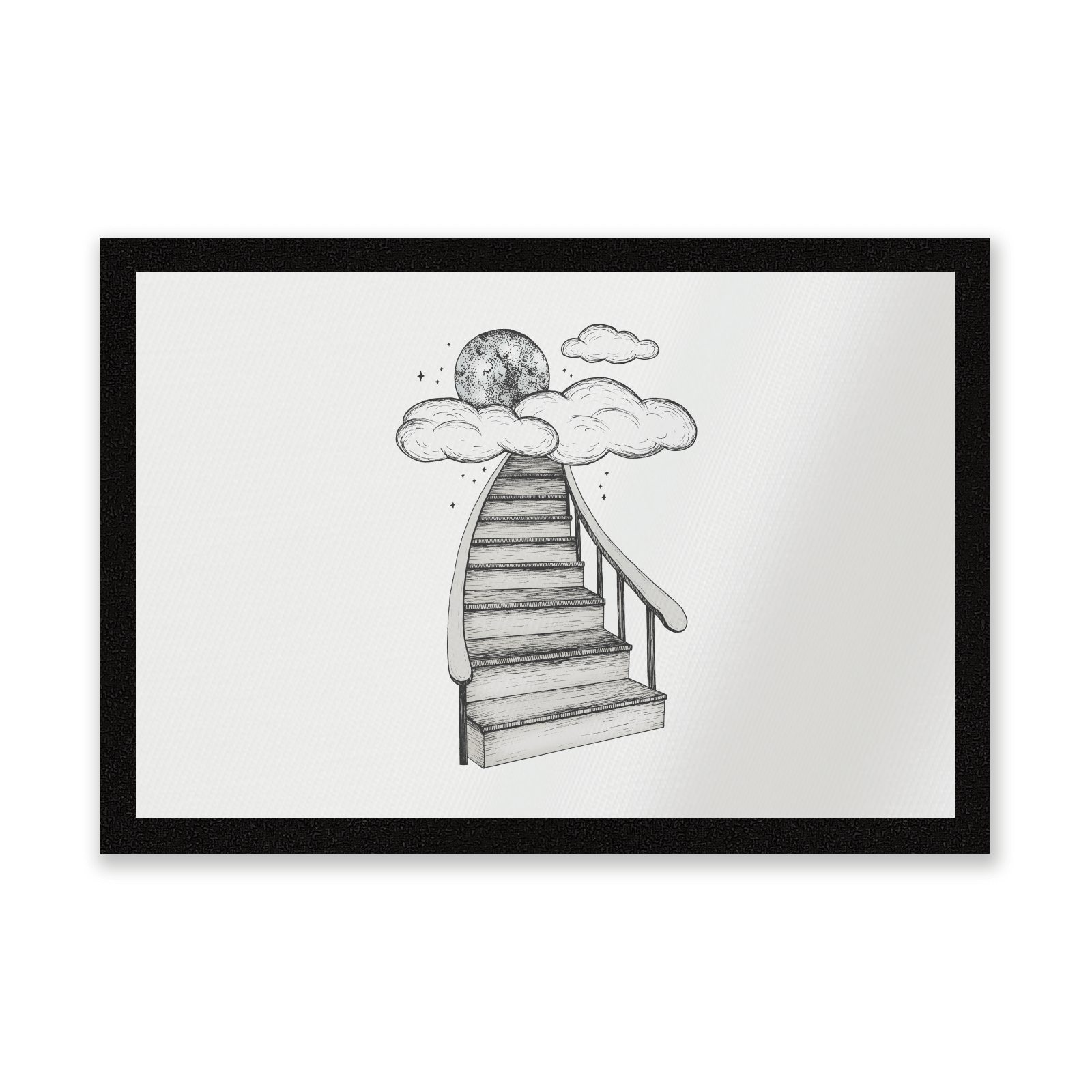 To The Moon And Back Entrance Mat