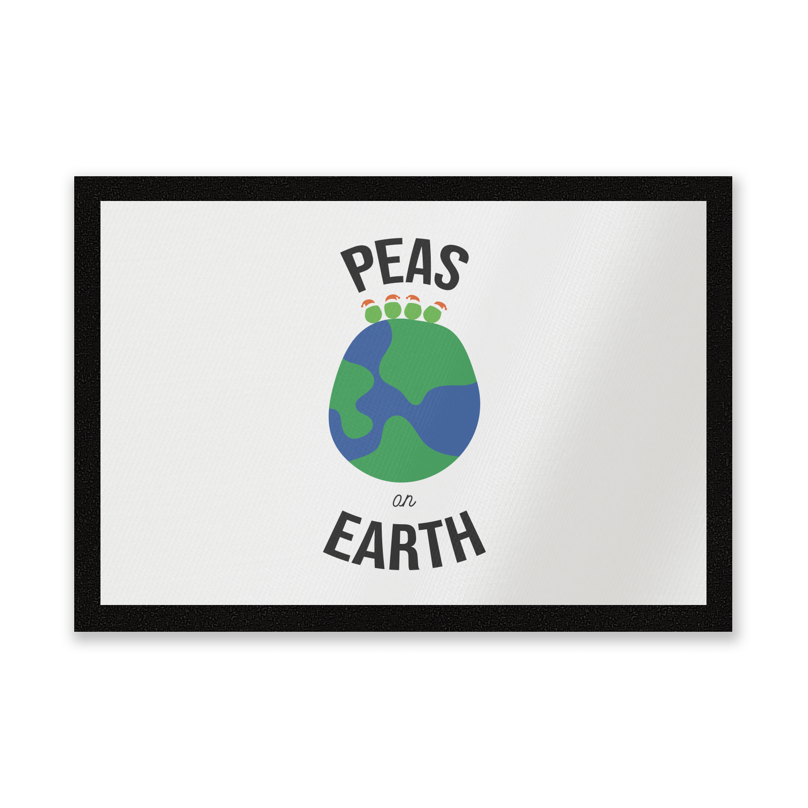 Peas On Earth Entrance Mat