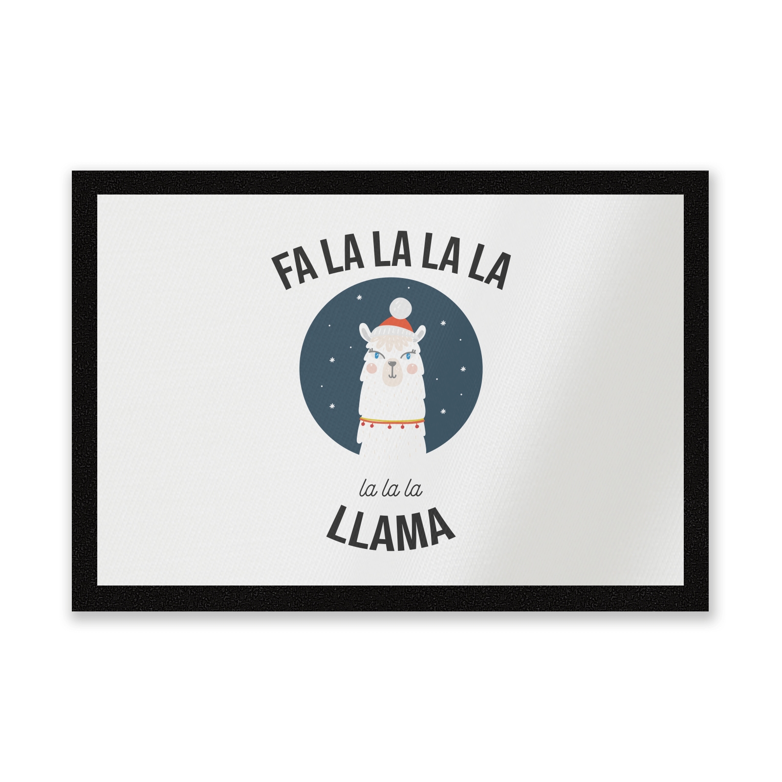 Fa La La La Llama Entrance Mat