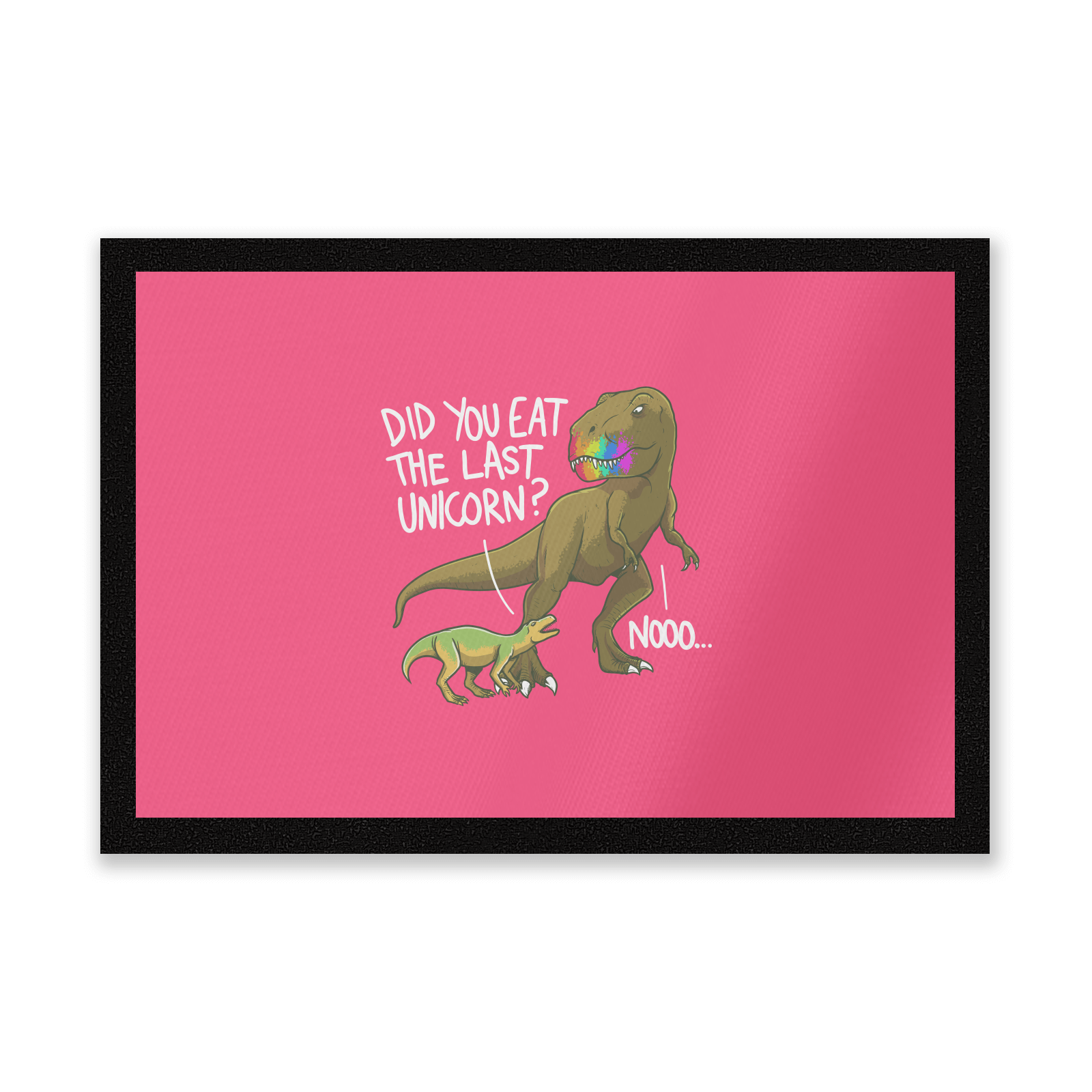 Dinosaur Unicorn Entrance Mat