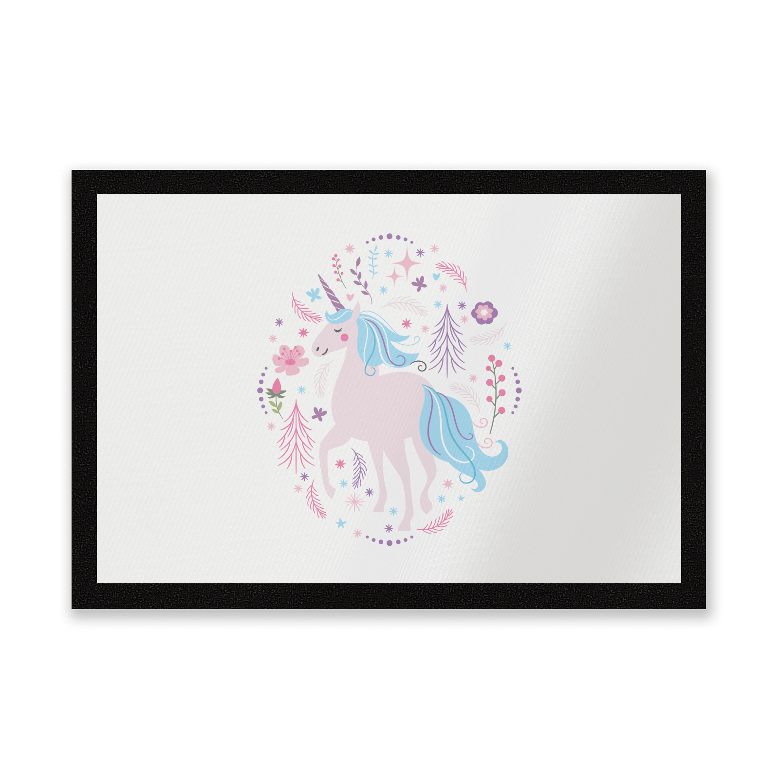 Pink Unicorn Entrance Mat