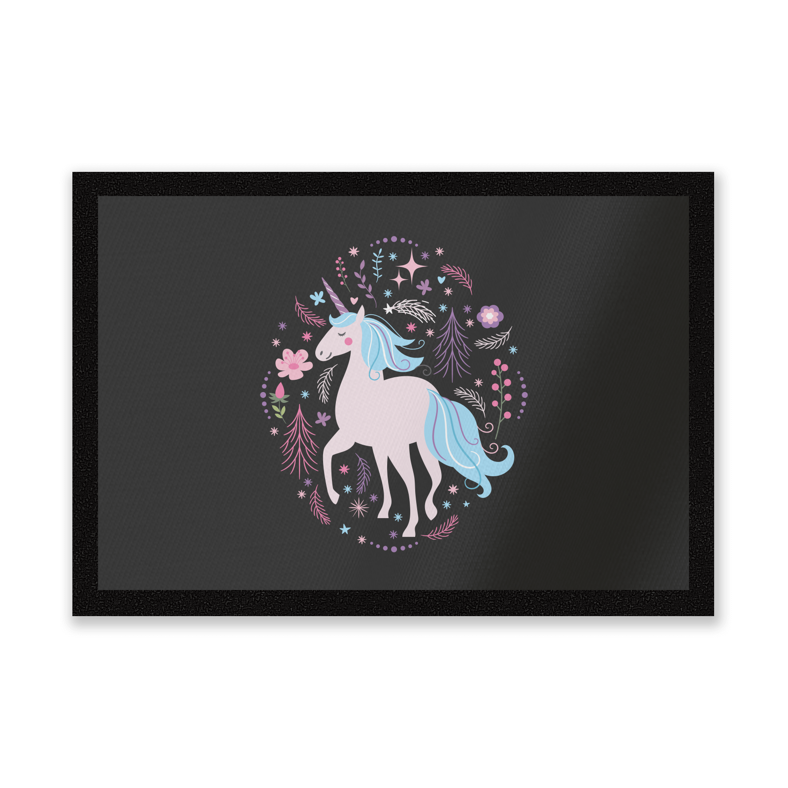 Pink Unicorn Entrance Mat