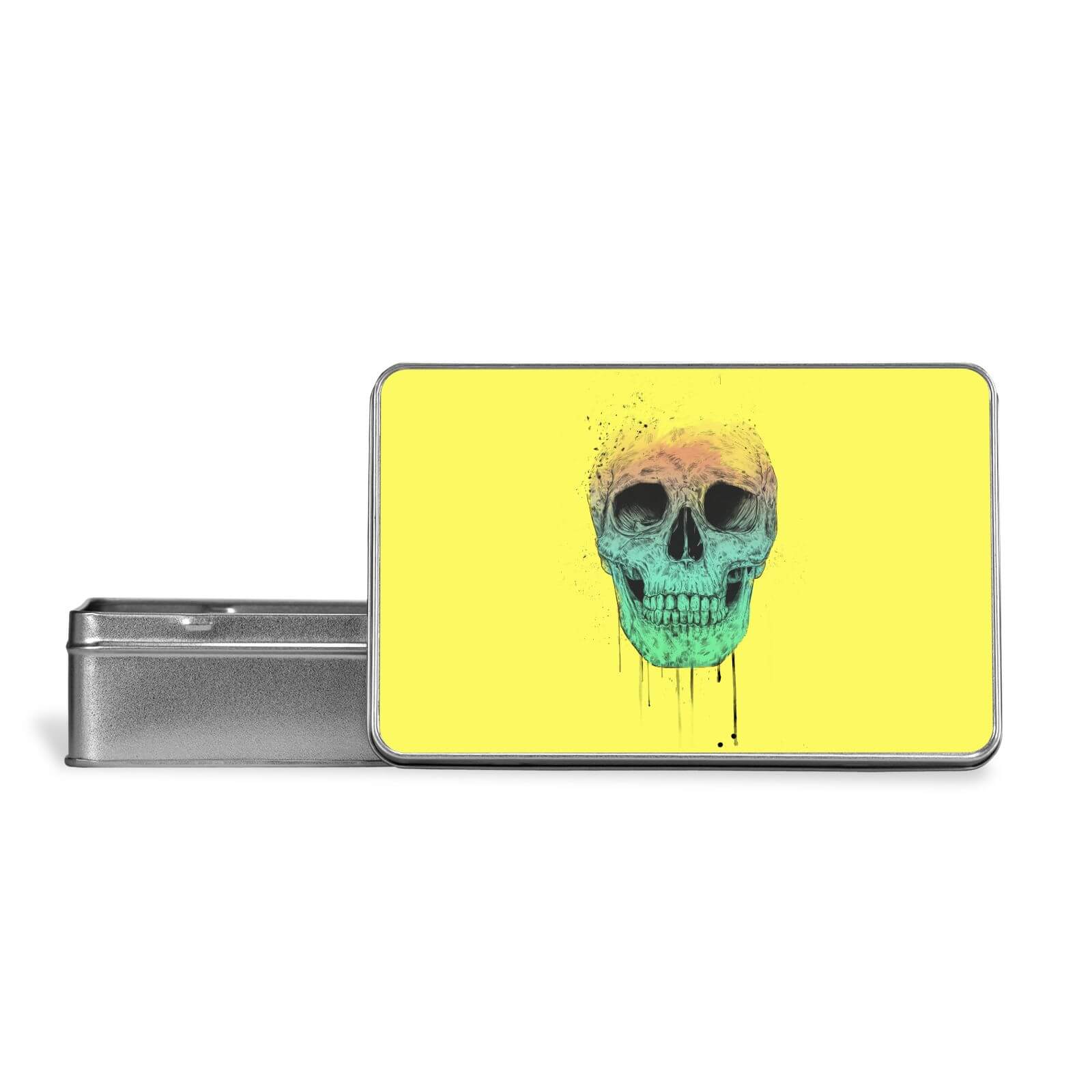 Skull Metal Storage Tin