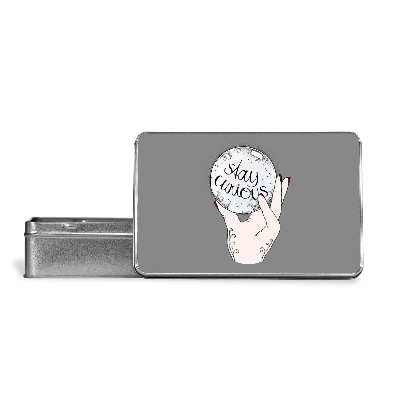 Stay Curious Metal Storage Tin