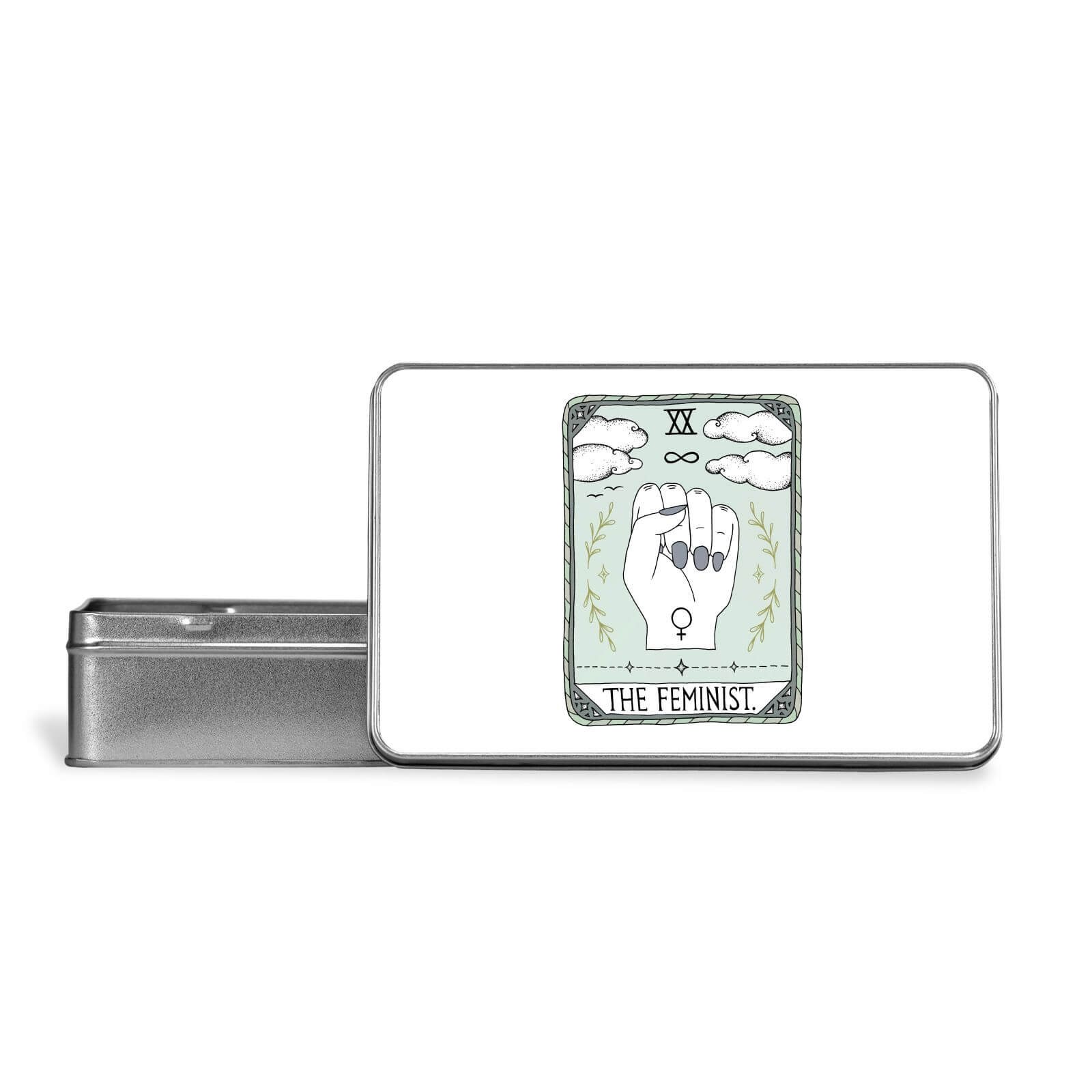 The Feminist Metal Storage Tin