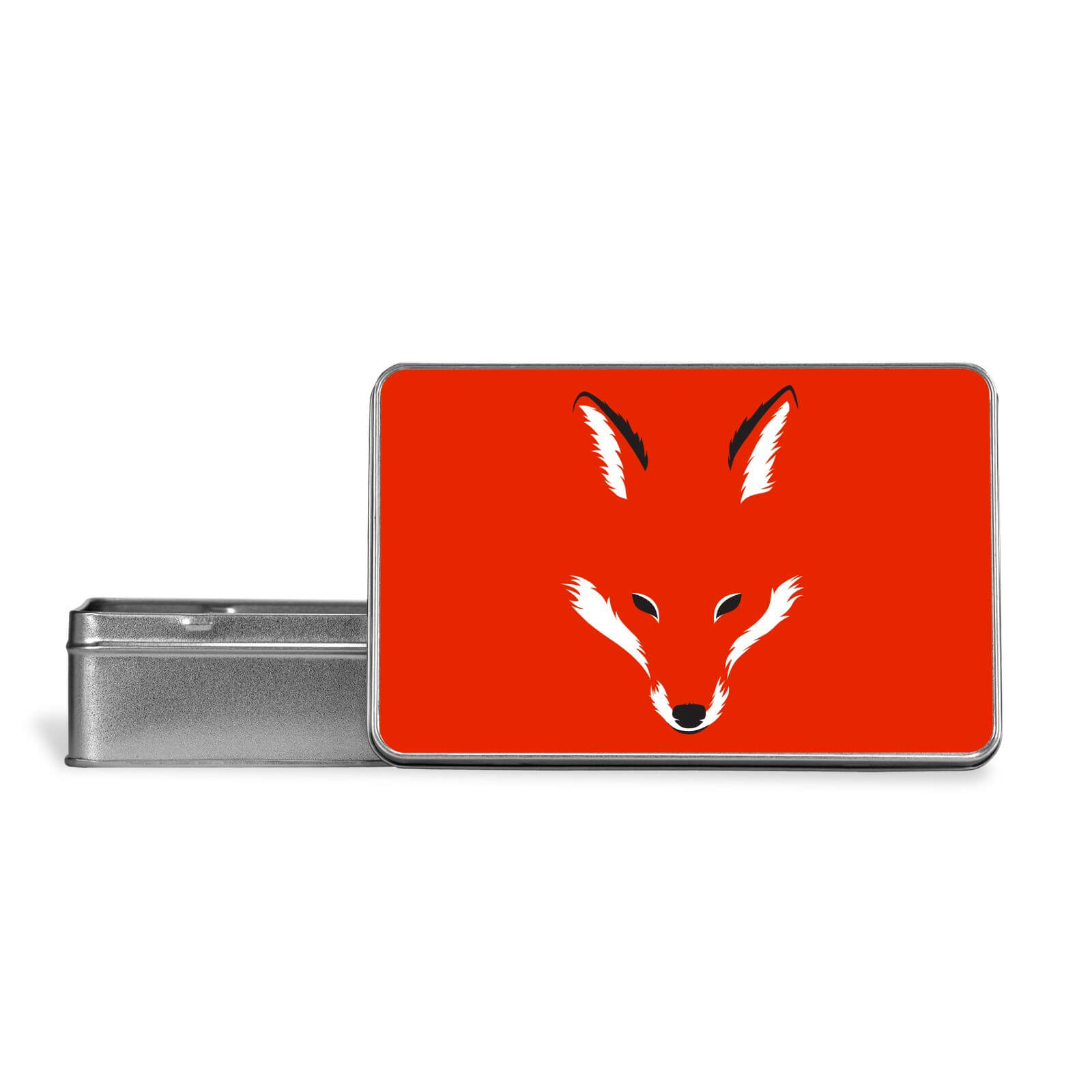 Foxy Shape Metal Storage Tin