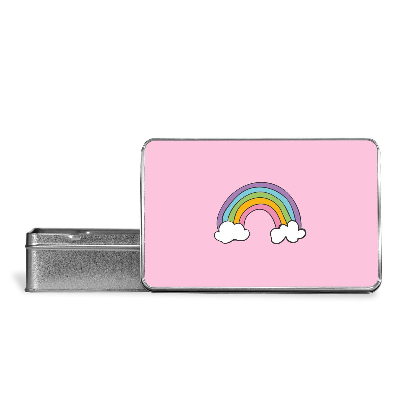 Rainbow Metal Storage Tin