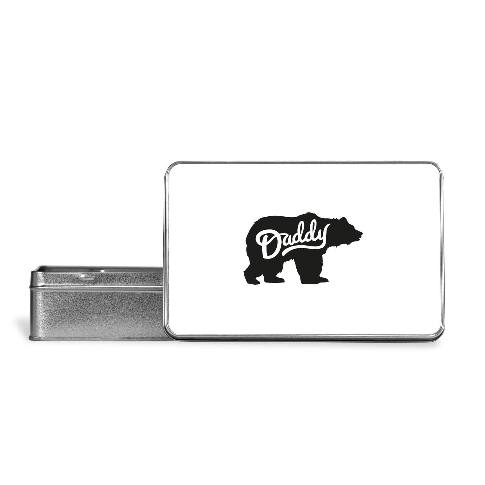 Daddy Bear Metal Storage Tin