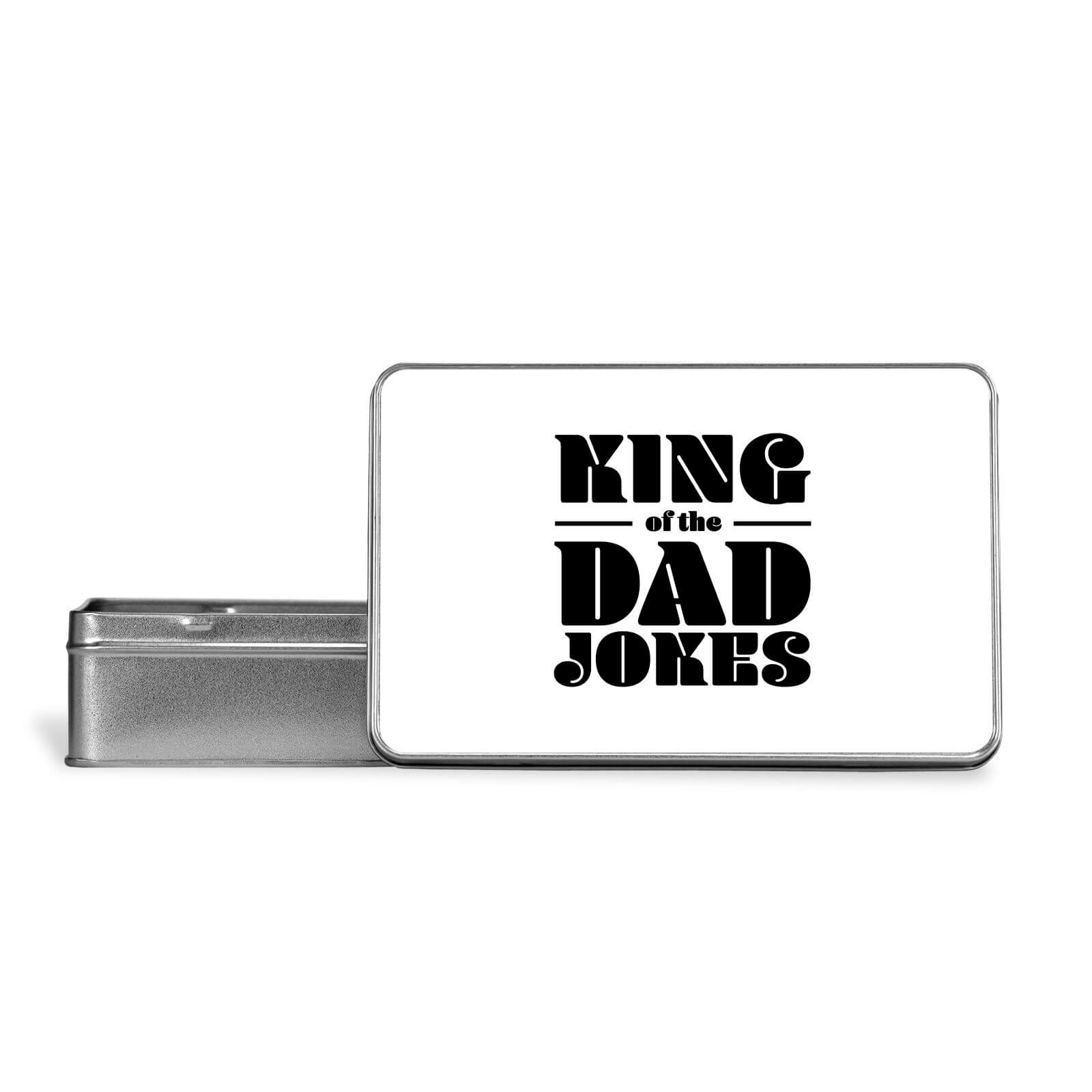 King Of The Dad Jokes Metal Storage Tin