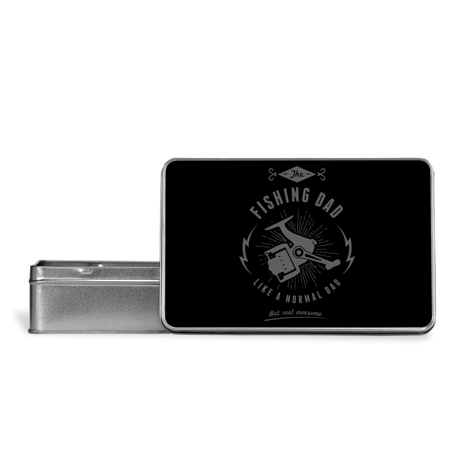 Fishing Dad Metal Storage Tin