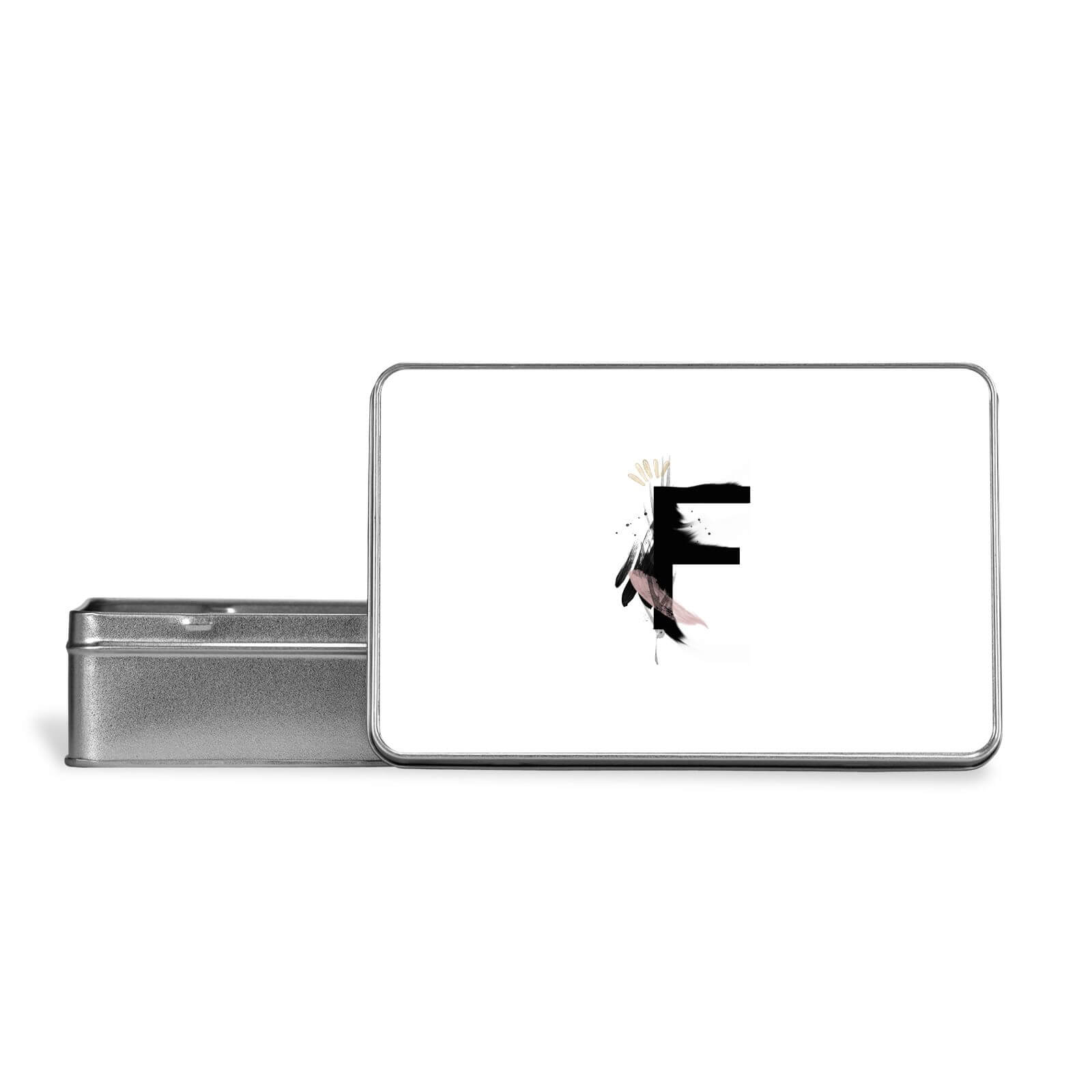F Metal Storage Tin