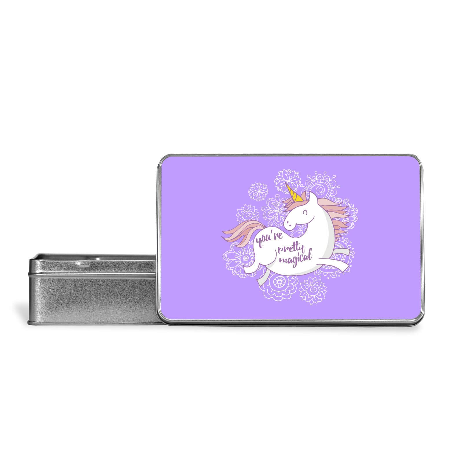 You Are Pretty Magical Unicorn Metal Storage Tin