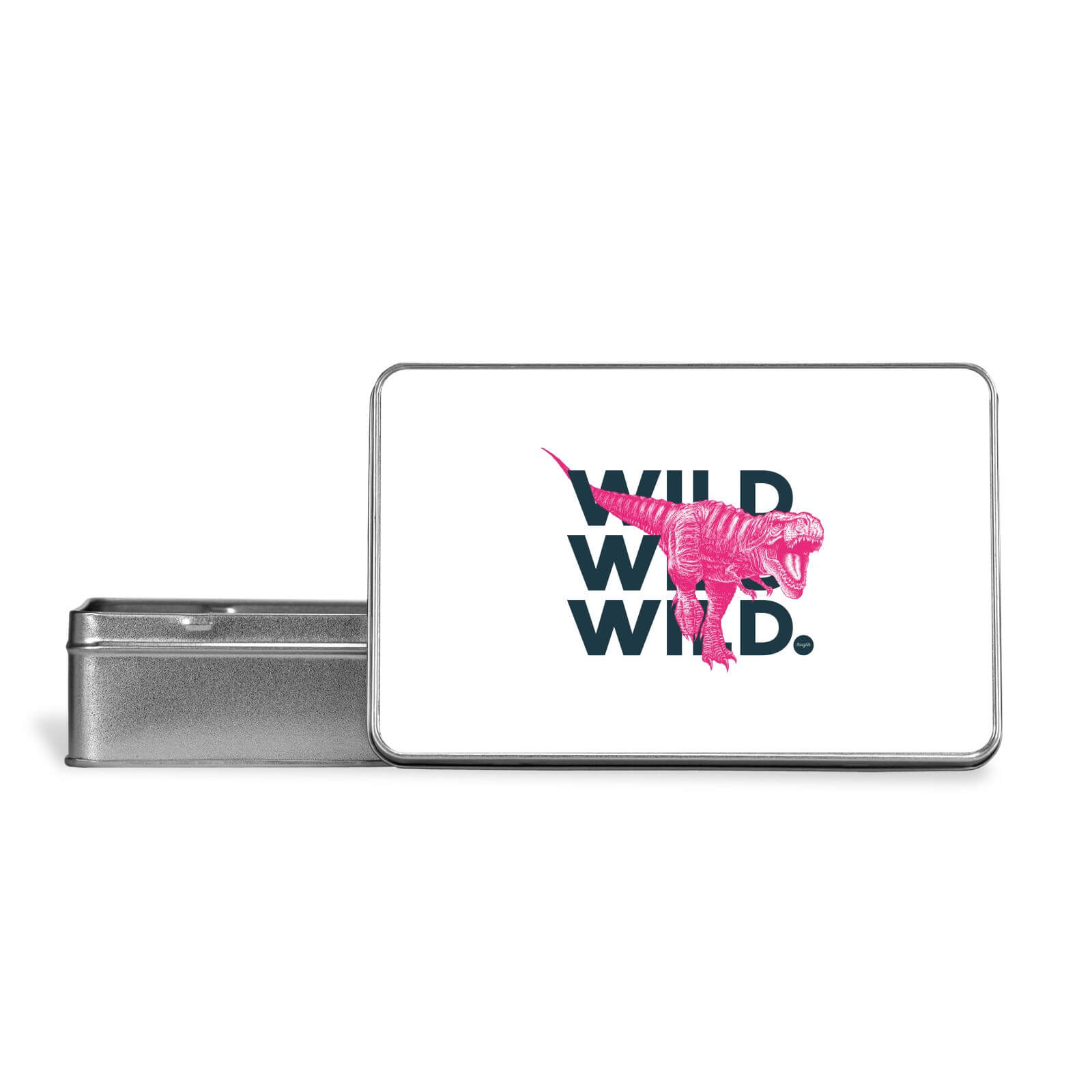 Wild Dinosaur Metal Storage Tin