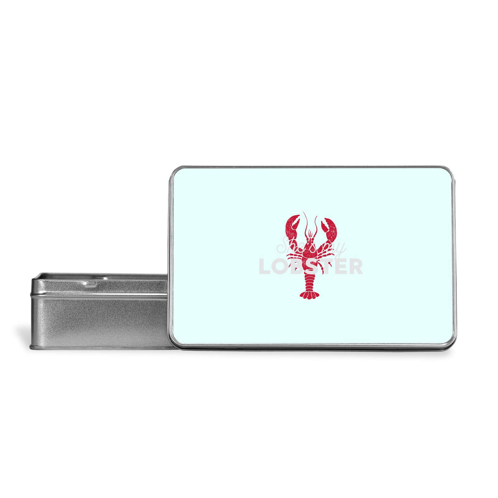 She's My Lobster Metal Storage Tin