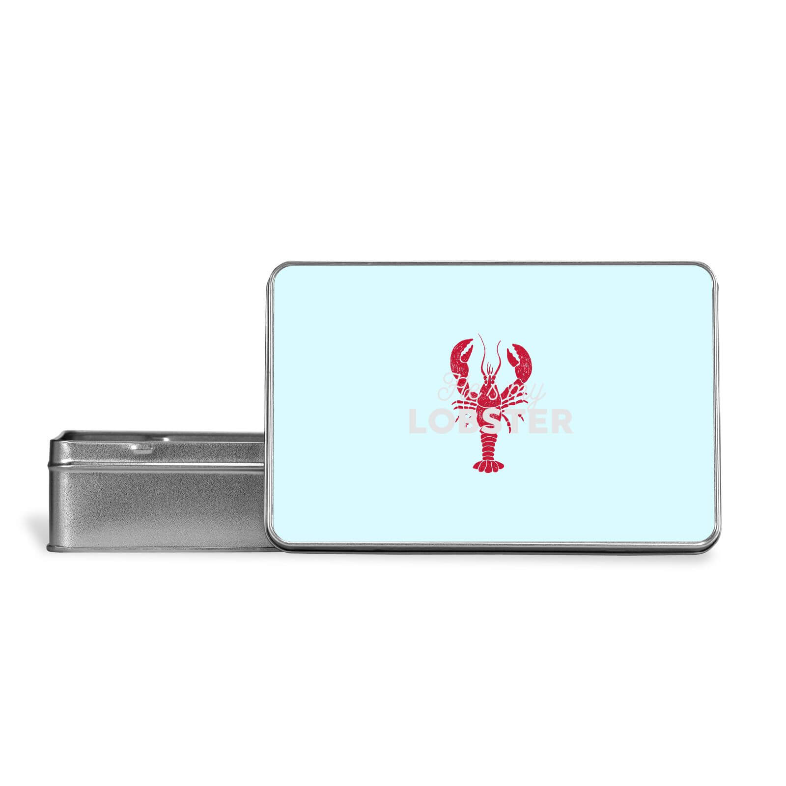 He's My Lobster Metal Storage Tin