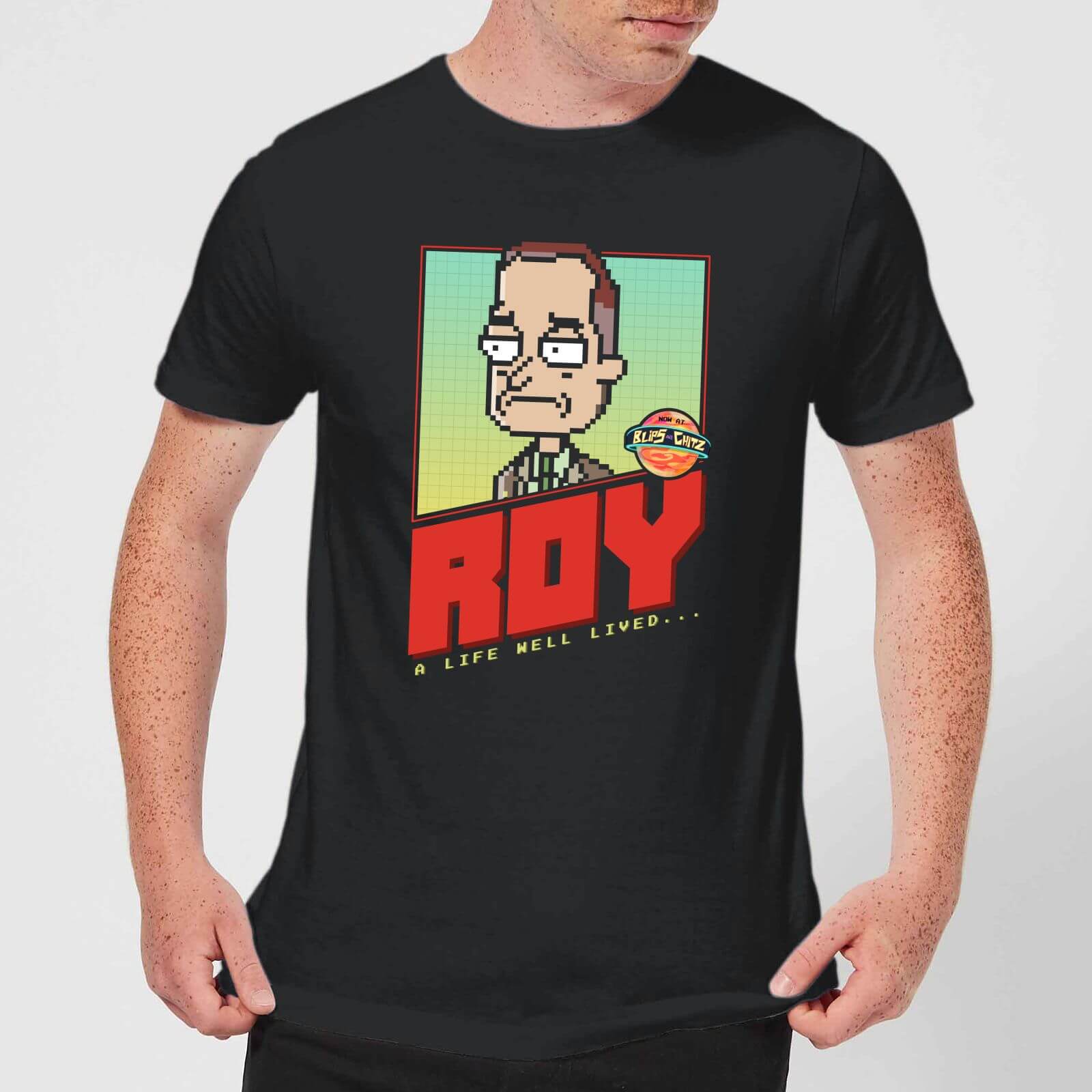 

T-Shirt Rick e Morty Roy - A Life Well Lived - Nero - Uomo - XL