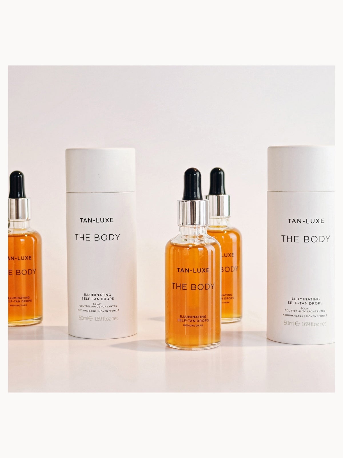Tan-Luxe The Body Illuminating Self-Tan Drops 50ml - Medium/Dark 4